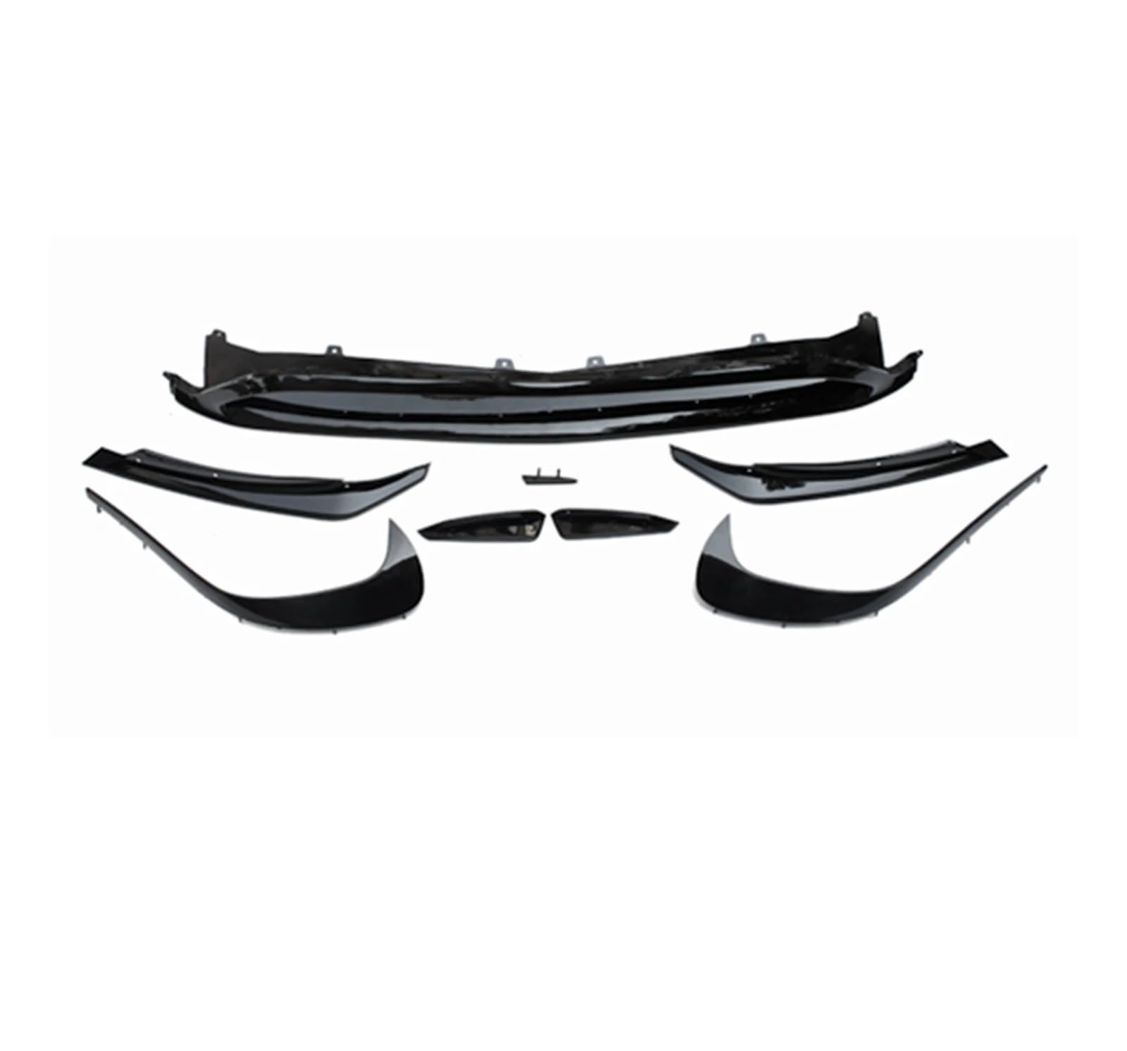 Auto-Frontspoiler Front Spoiler Lippe Für Benz EINE Klasse W176 A200 A250 A45 Für AMG 2016 2017 2018 ABS Front Lip Spoiler Splitter Canards Auto Styling Stoßstange Zierleisten Dekoration von SPUFKGE