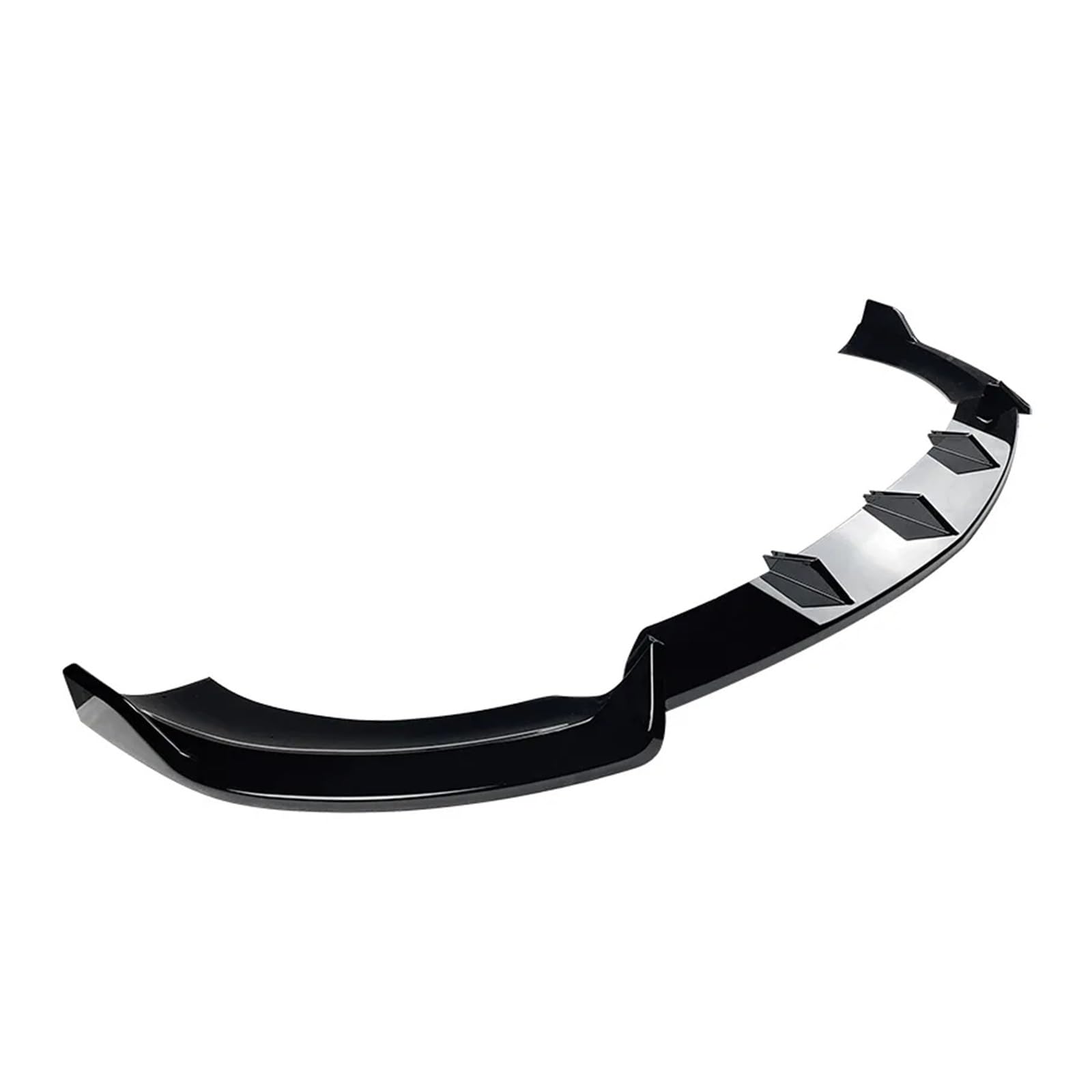 Auto-Frontspoiler Front Spoiler Lippe Für Benz Für E-Klasse W213 2016-2020 E260 E300 E43 Für AMG ABS Front Schaufel Modifikation Auto Frontschürze Spoiler Lippe(Gloss Black) von SPUFKGE