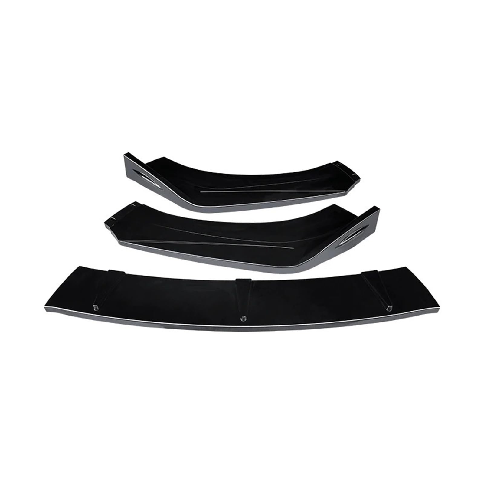 Auto-Frontspoiler Front Spoiler Lippe Für Corolla 2014 15 16 17 18 19 20 2021 2022 Auto Vorderen Stoßfänger Lippe Kinn Tuning Zubehör Splitter Körper Kit Spoiler Deflektor Carbon Faser(Gloss Black 07- von SPUFKGE