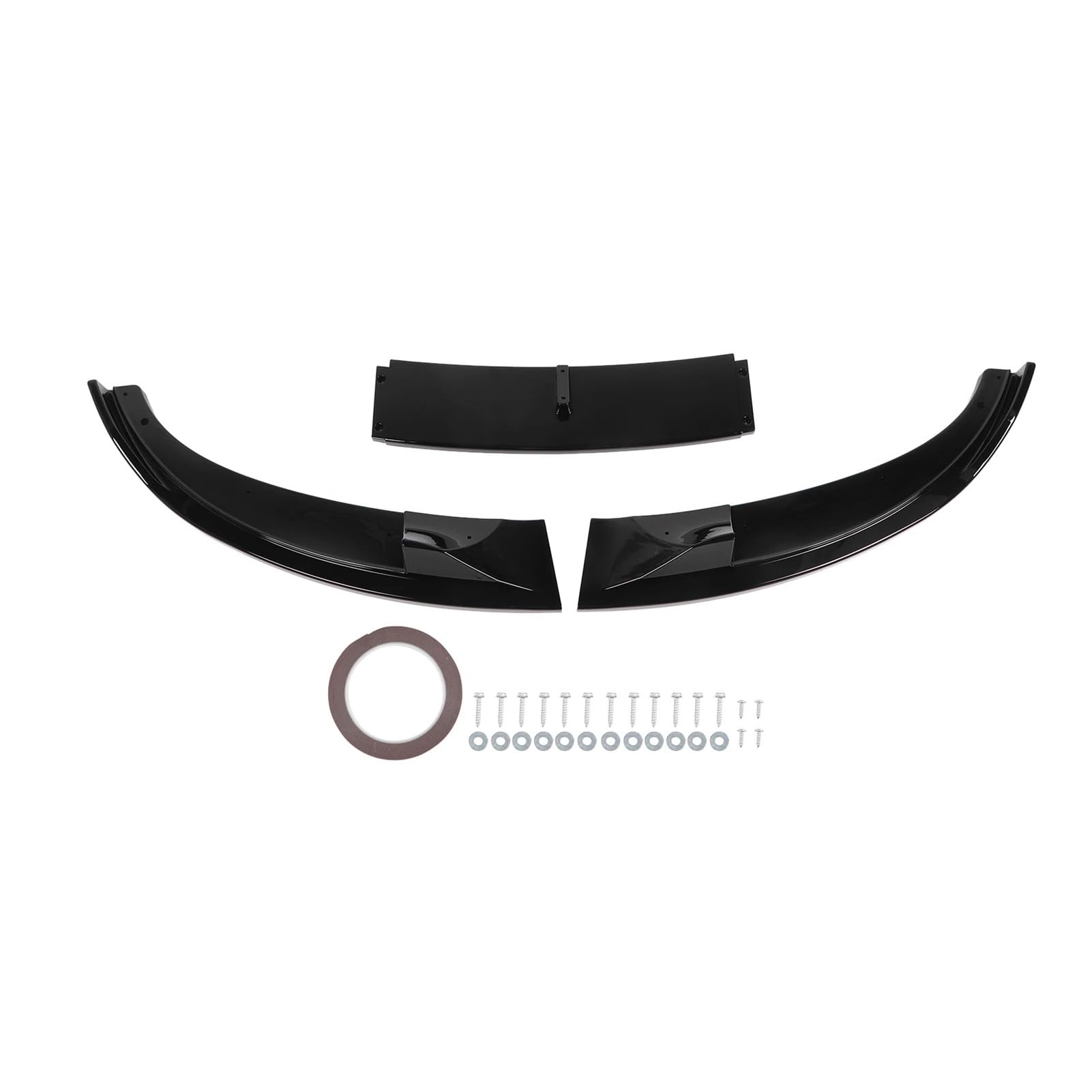 Auto-Frontspoiler Front Spoiler Lippe Für E60 E61 Für M5 2005 06 07 08 09 2010 Lippe Frontstoßstange Lippe Spoiler Hochfeste Sportliche Stoßstangenlippe Kinnsplitter Diffusor(Glossy Black) von SPUFKGE