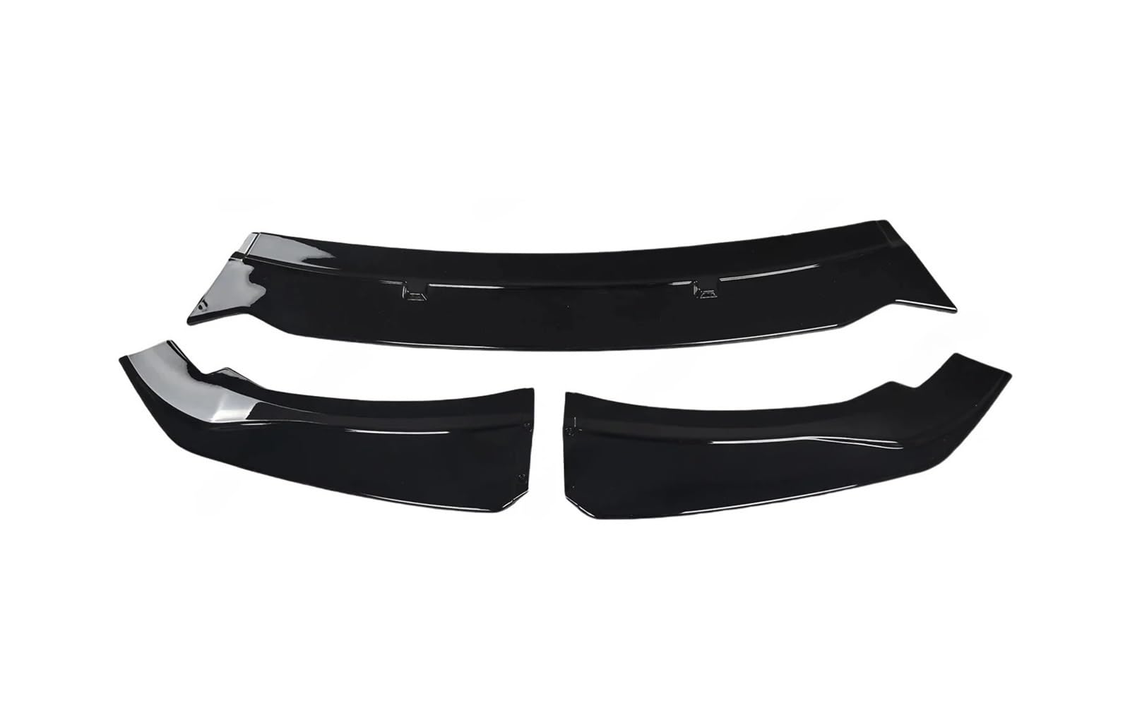 Auto-Frontspoiler Front Spoiler Lippe Für F20 F21 Für LCI M135i 140i Für Sport 2015 2016 2017 2018 2019 Front Lip Spoiler Splitter Diffusor Stoßstange Körper Kit(Standard Gloss Black) von SPUFKGE