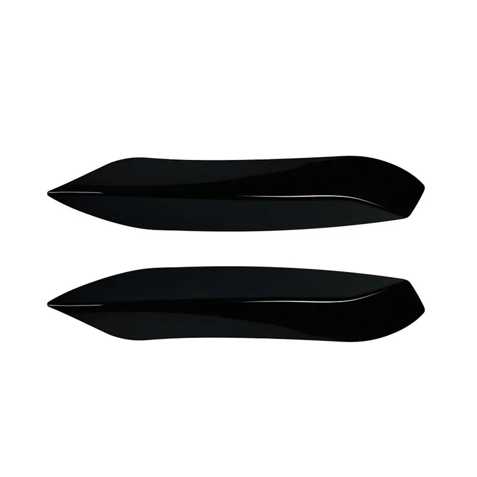 Auto-Frontspoiler Front Spoiler Lippe Für F80 F82 F83 Für M3 Für M4 2014-2020 Glanz Schwarz Front Stoßstange Lip Splitter Canards Spoiler Nebel Licht Lampe Augenbraue Rahmen Abdeckung(Up) von SPUFKGE