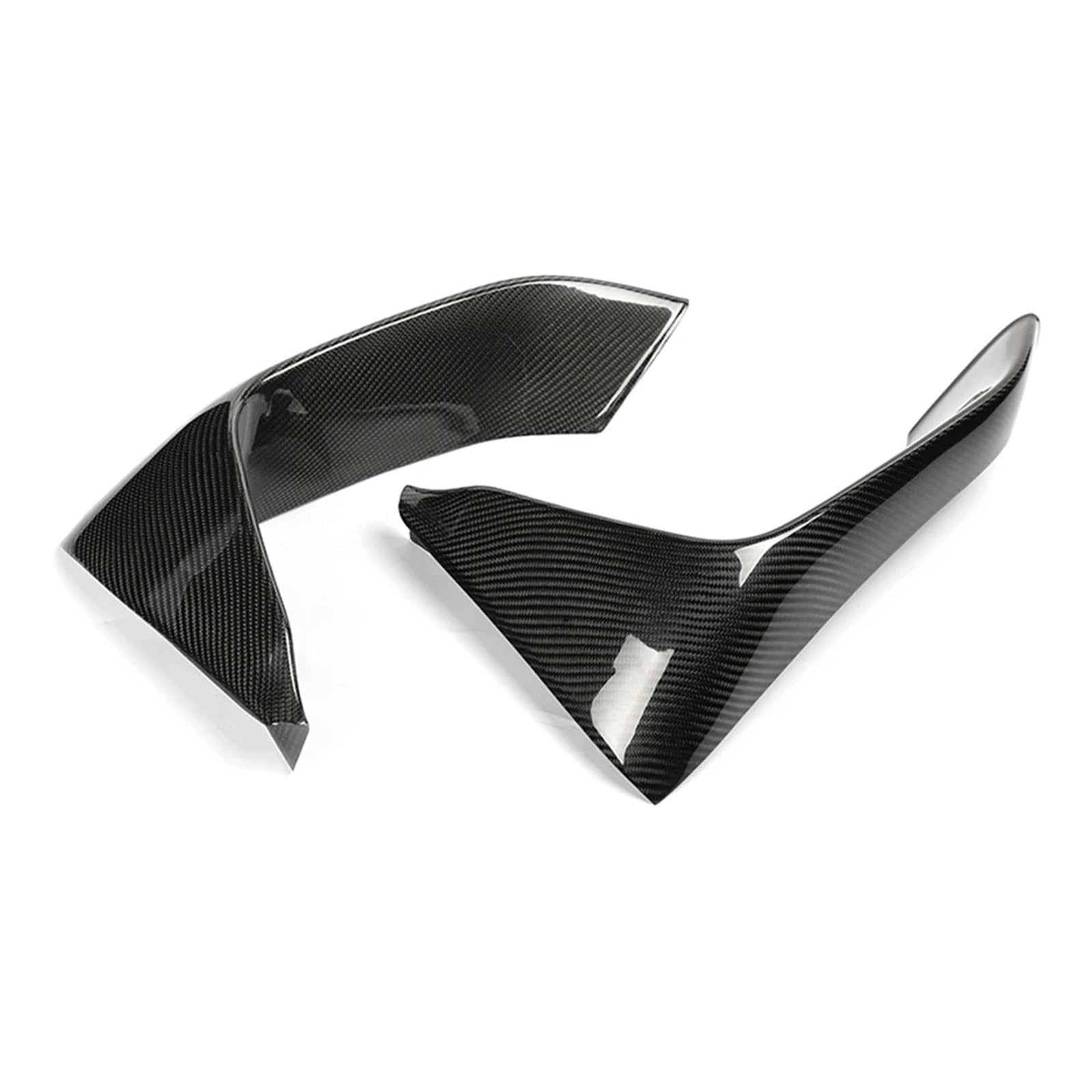 Auto-Frontspoiler Front Spoiler Lippe Für F80 Für M3 F82 Für M4 F83 2014 2015 2016 2017 2018 2019 2020 Carbon Fiber Front Bumper Seite Splitter Abdeckung Nebel Untere Trim Lip von SPUFKGE