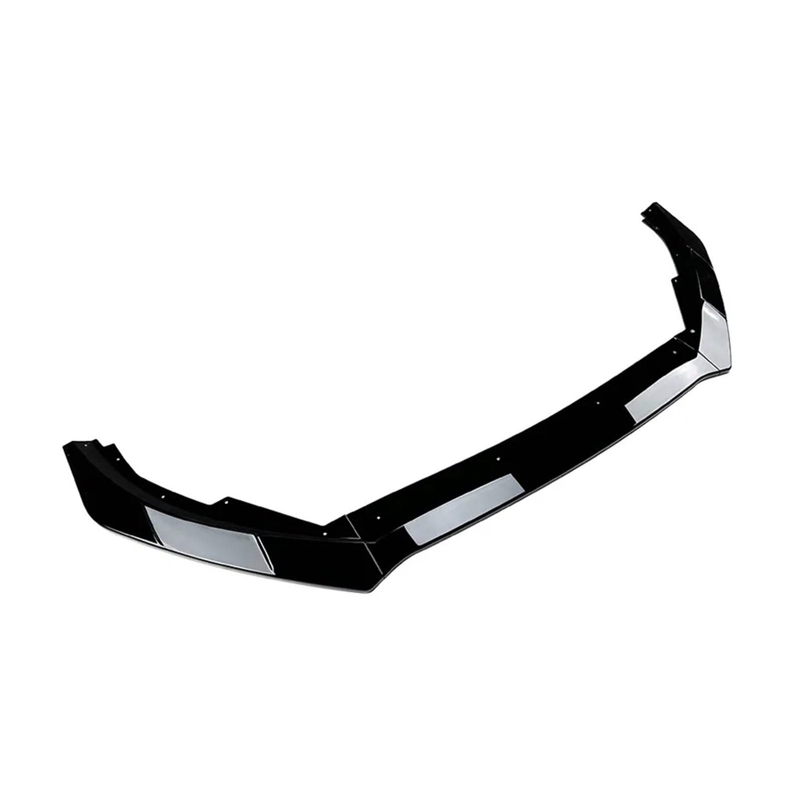 Auto-Frontspoiler Front Spoiler Lippe Für Ford Für Focus MK4 ST Für Linie 2019-2022 Auto Vorderen Stoßfänger Diffusor Außen Schutz Abdeckung Änderung DREI Bühne Front Lip Spoiler(Gloss Black) von SPUFKGE