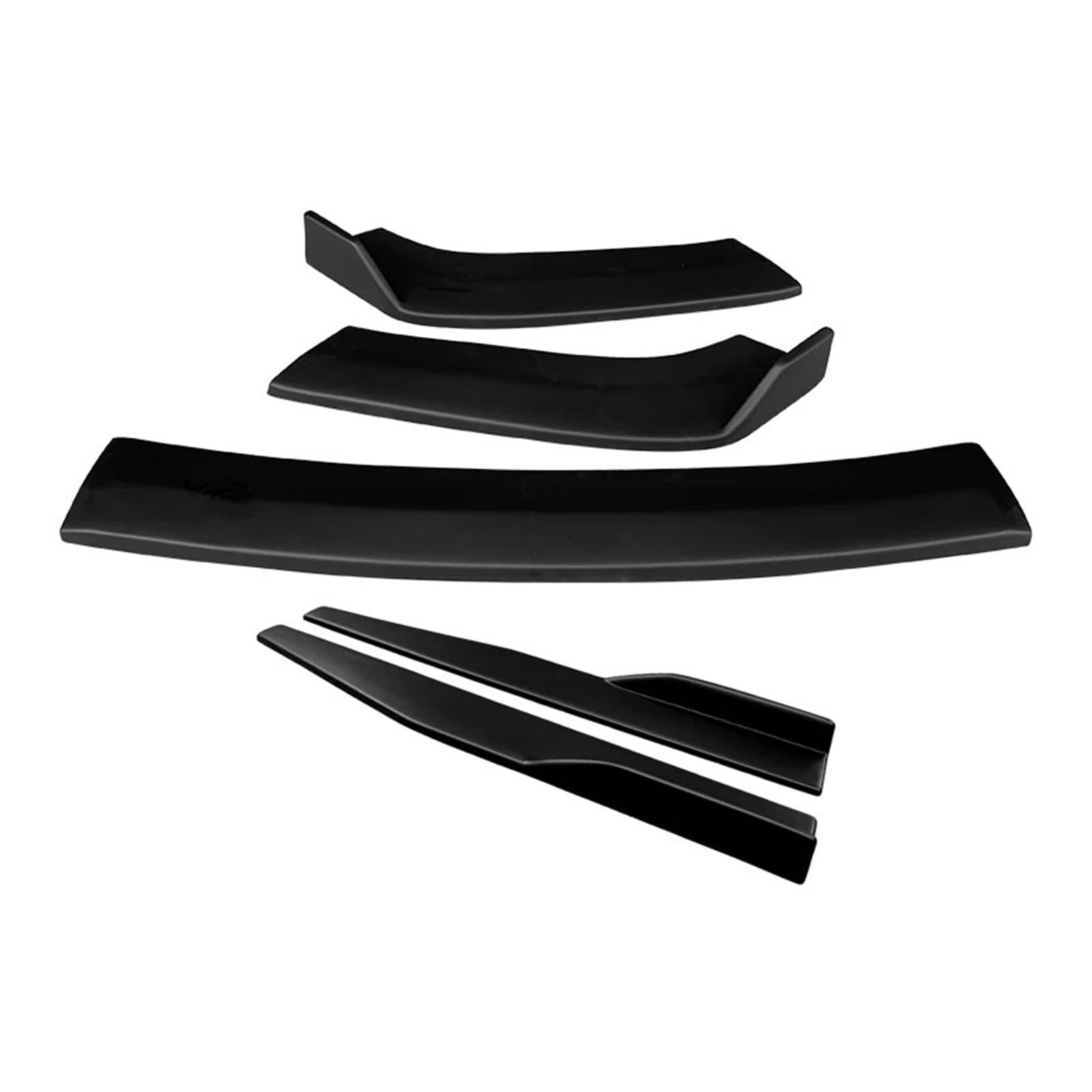 Auto-Frontspoiler Front Spoiler Lippe Für Für X1 F48 2016 2017 2018 2019 Auto Front Stoßstange Splitter Lip Spoiler Seite Rock Rocker Splitter Winglet Flügel Diffusor Zubehör(Matte Black B) von SPUFKGE