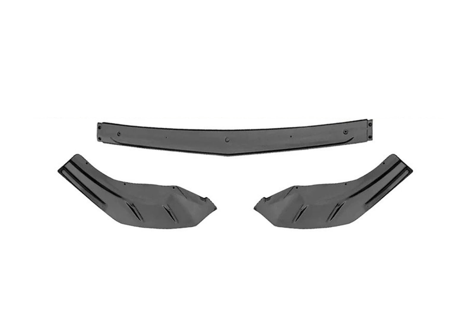 Auto-Frontspoiler Front Spoiler Lippe Für Morris Für Garagen 7 2023 2024 Splitter Auto Körper Kit Front Röcke Stoßstange Lip Spoiler Zubehör Verwandeln Stil(Type B Glossy Black) von SPUFKGE