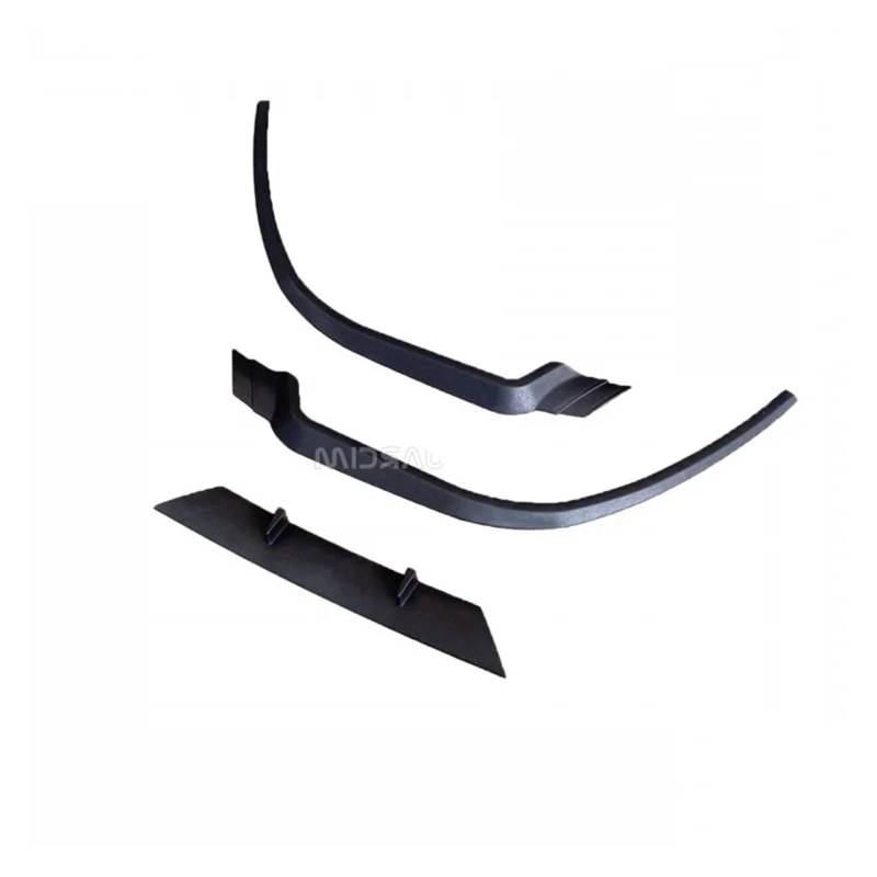 Auto-Frontspoiler Front Spoiler Lippe Für Peugeot 106 Für GTI Für Cupra R Frontschürze Lip Universal 3PCs Diffusor Schwarz Stoßstange Lip Spoiler Körper Kit Tuning Protector von SPUFKGE