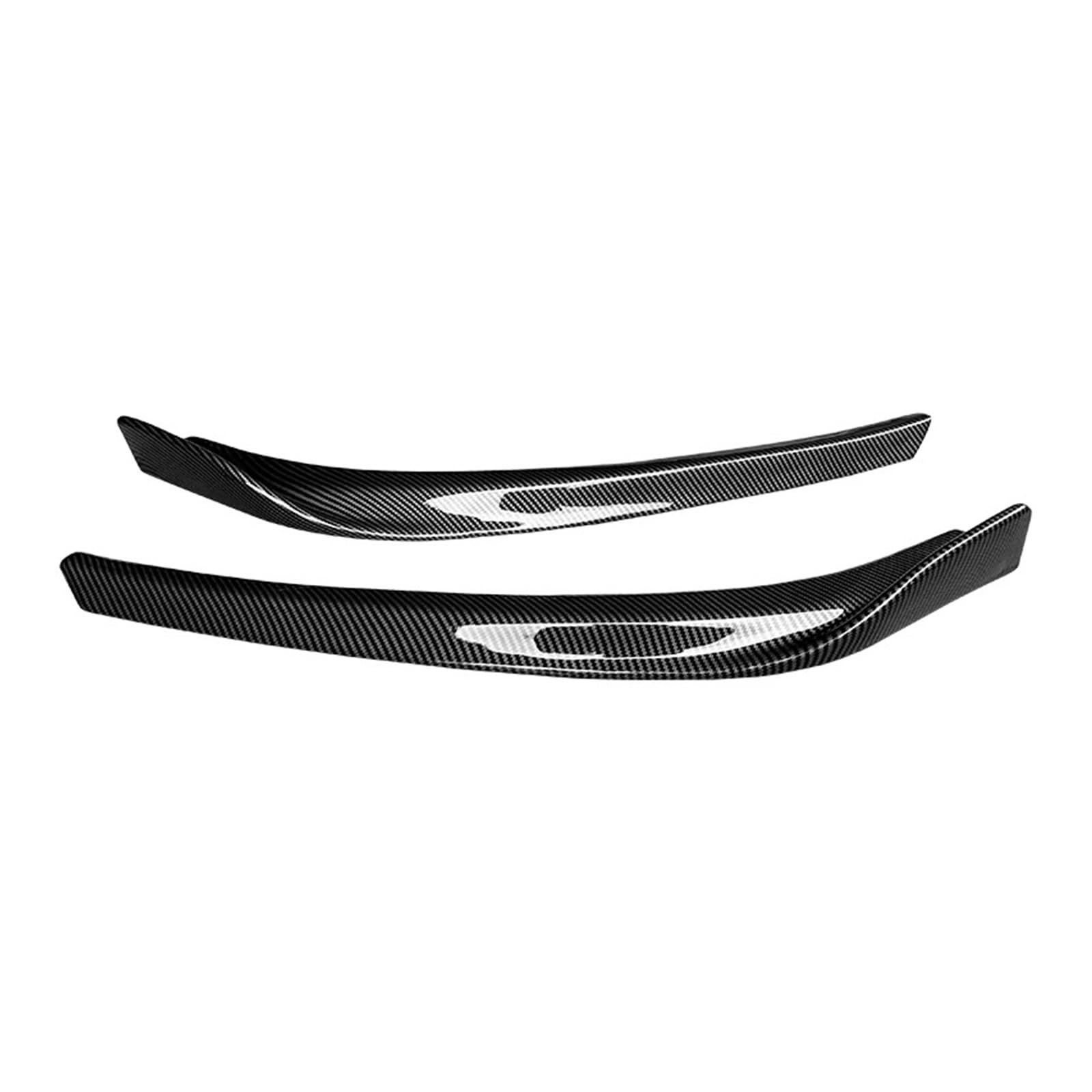 Auto-Frontspoiler Front Spoiler Lippe Für Peugeot 408 2014 2015 2016 2017 2018 2019 2020 Auto-Frontstoßstange Lip Splitter Spoiler Body Kit Zubehör Carbon Fiber Gloss Scratch Protector(Kohlefaser-Opti von SPUFKGE