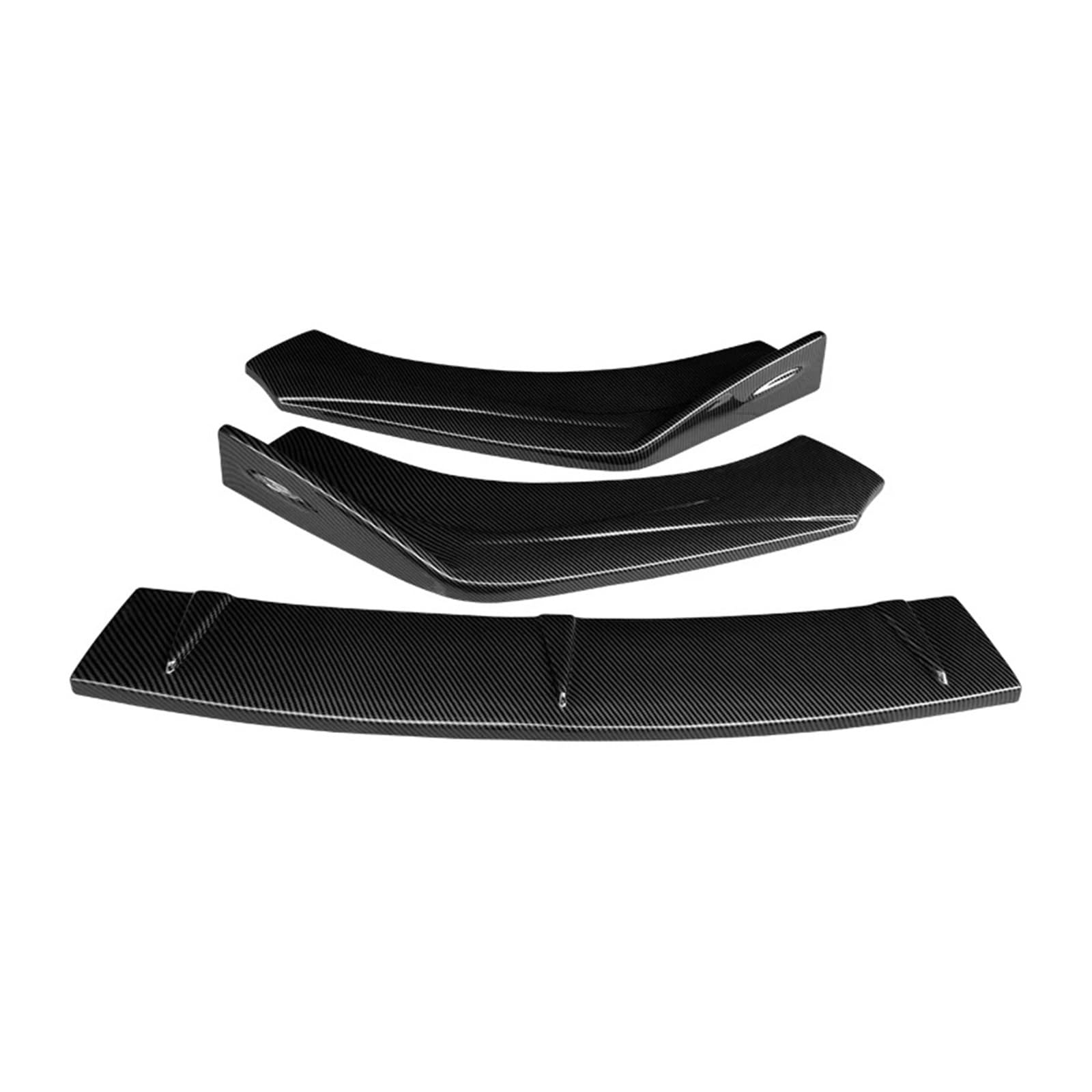 Auto-Frontspoiler Front Spoiler Lippe Für RS7 2014 2015 2016 Auto Front Stoßstange Splitter Lip Body Kit Spoiler Diffusor Deflektor Carbon Look ABS(Kohlefaser-Optik) von SPUFKGE