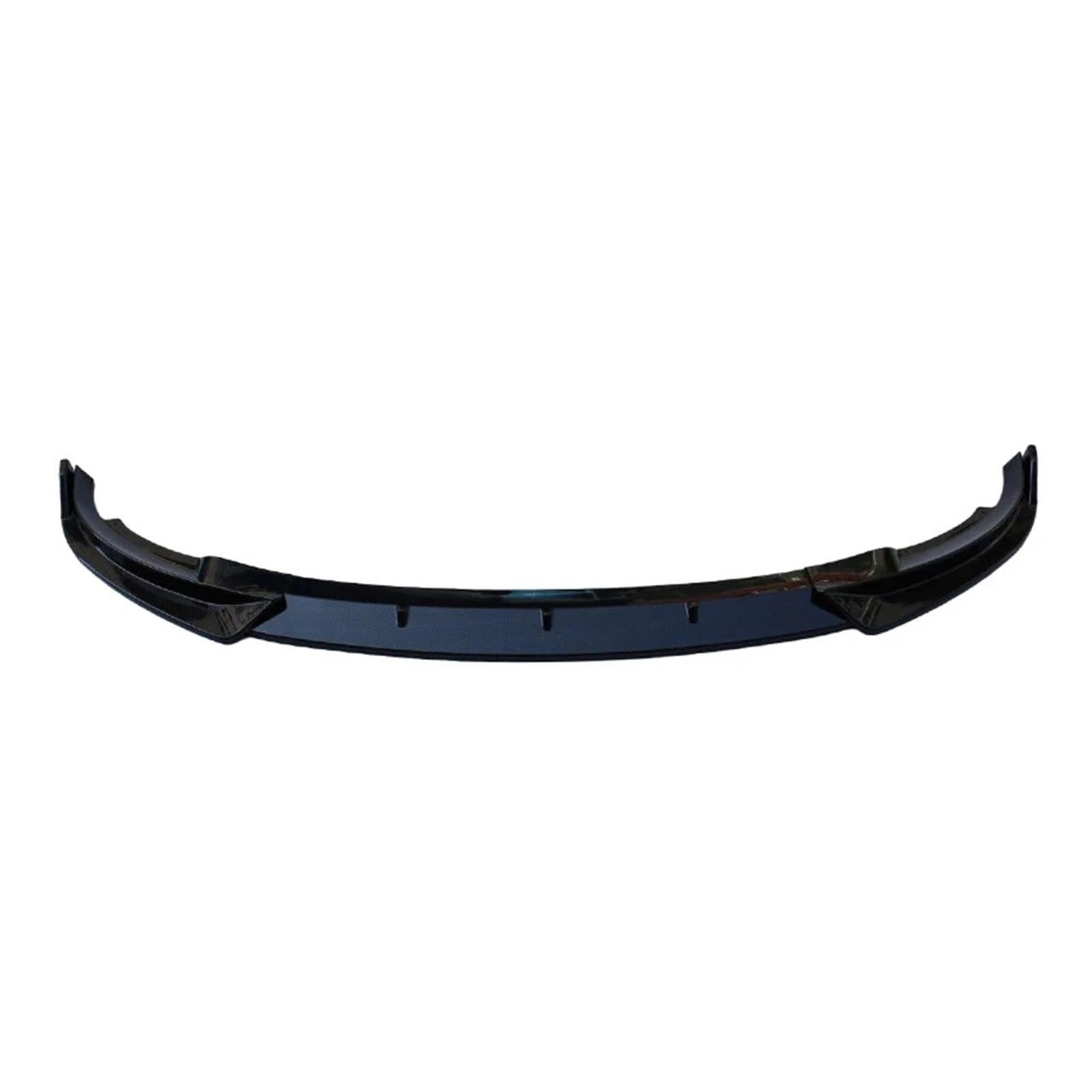 Auto-Frontspoiler Front Spoiler Lippe Für Tesla Für Modell Für Y 2021-2022 Auto DREI Abschnitt Frontschürze Spoiler Front Schaufel Lip Splitter Diffusor Außen Schutz Körper Kit(Kohlefaser) von SPUFKGE