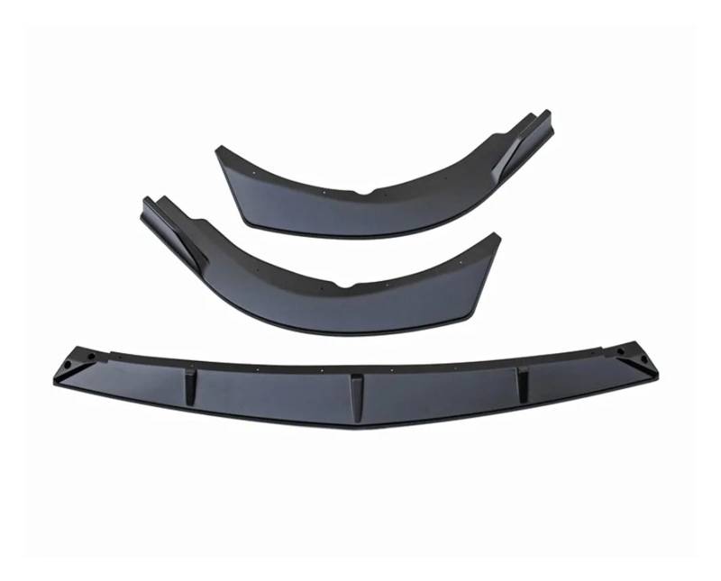 Auto-Frontspoiler Front Spoiler Lippe Für Toyota Für Camry 2021 2022 2023 Splitter Schwarz Carbon Splitter Frontschürze Lip Abdeckung Kinn Schutz Tuning Trim(Matt-schwarz) von SPUFKGE