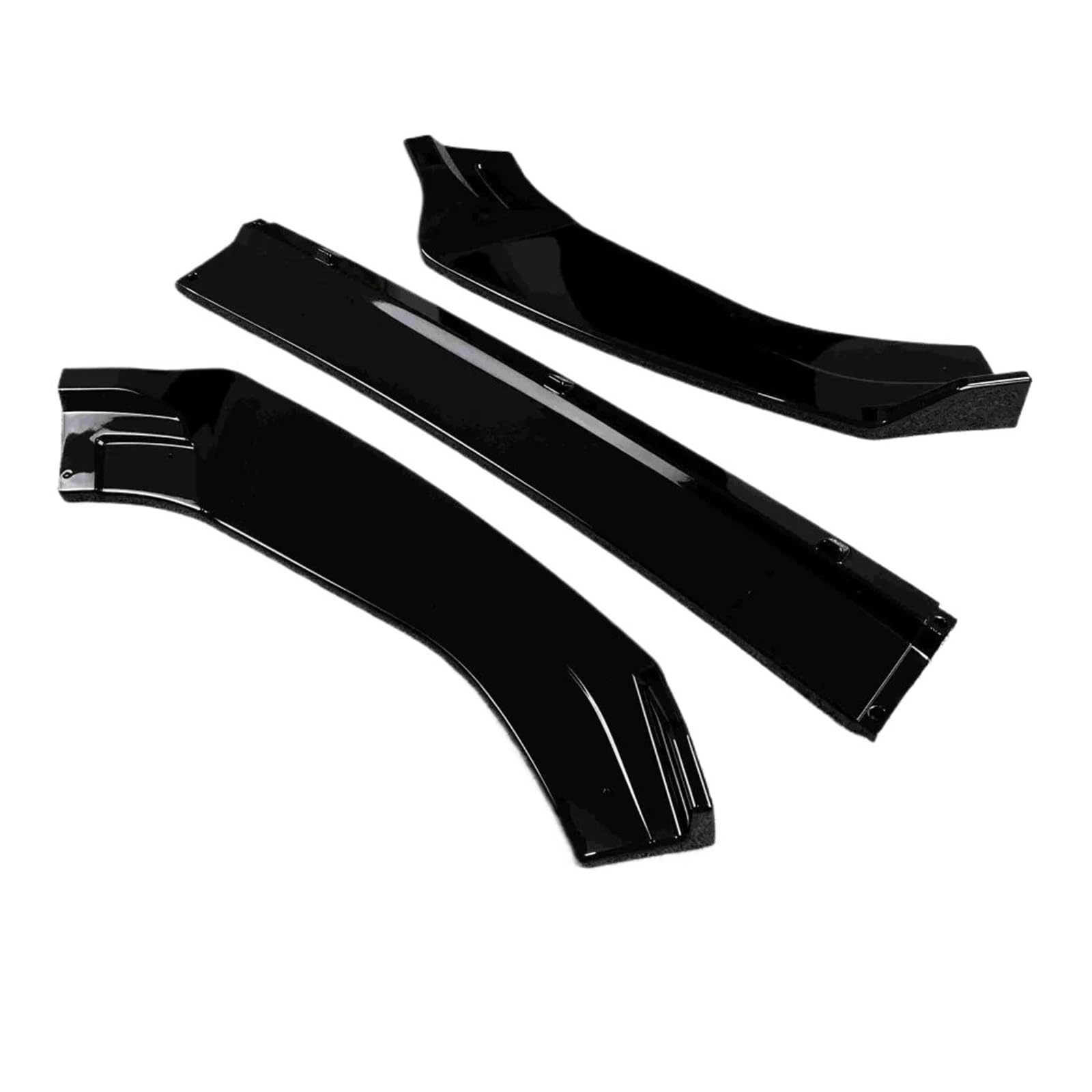 Auto-Frontspoiler Front Spoiler Lippe Für VW Für Golf 7 7,5 Für GTI Für GTD R Für 2013-2020 Glanz Schwarz Front Stoßstange Splitter Lip Stoßstange Diffusor Spoiler Schutz von SPUFKGE