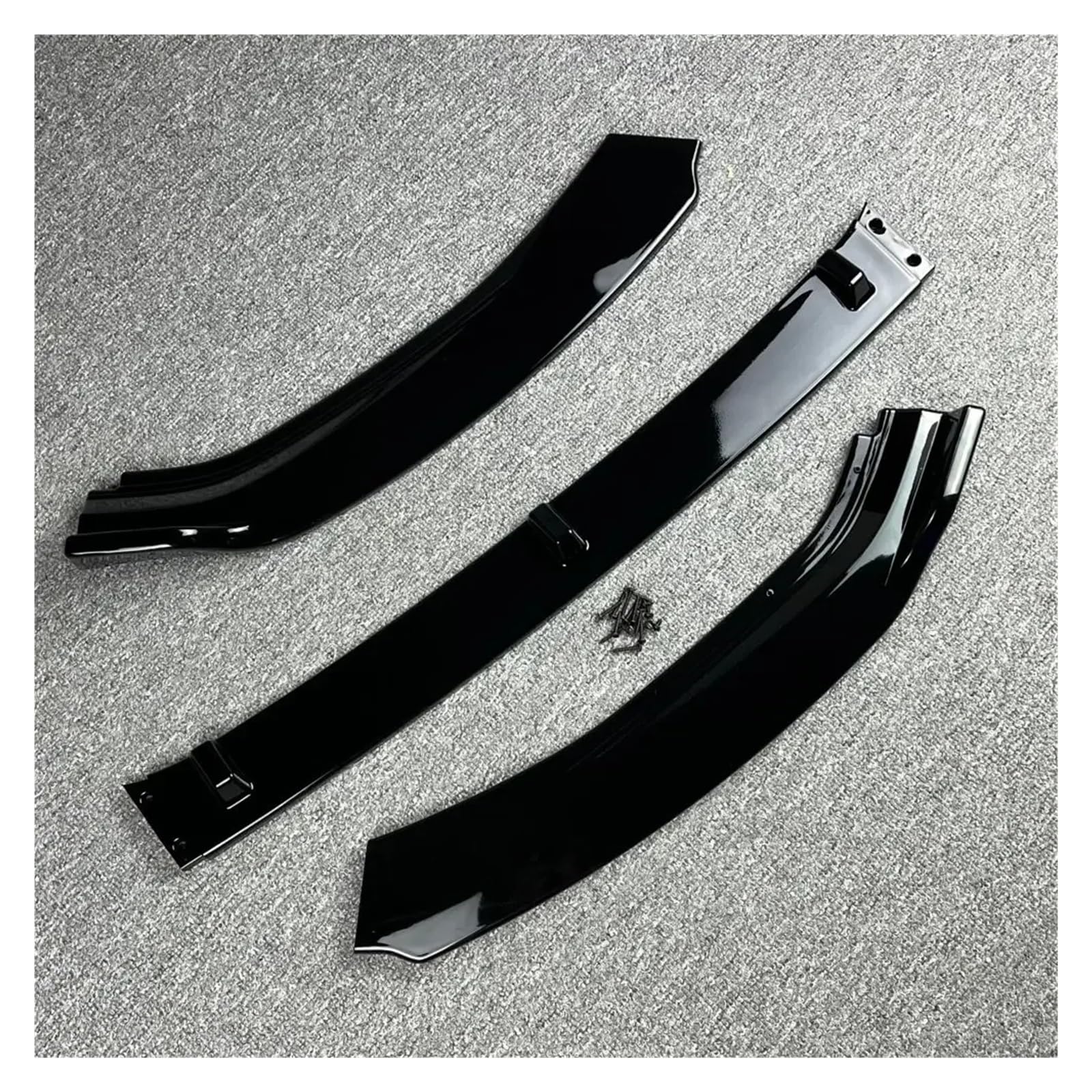 Auto-Frontspoiler Front Spoiler Lippe Für VW Für Golf 7 Für VII MK7 Für TDI Für TSI Für TGI 12-17 Front Stoßstange Splitter Lip Diffusor Spoiler Schutz Abdeckung Deflektor Lippen Schutz(Glossy Black) von SPUFKGE