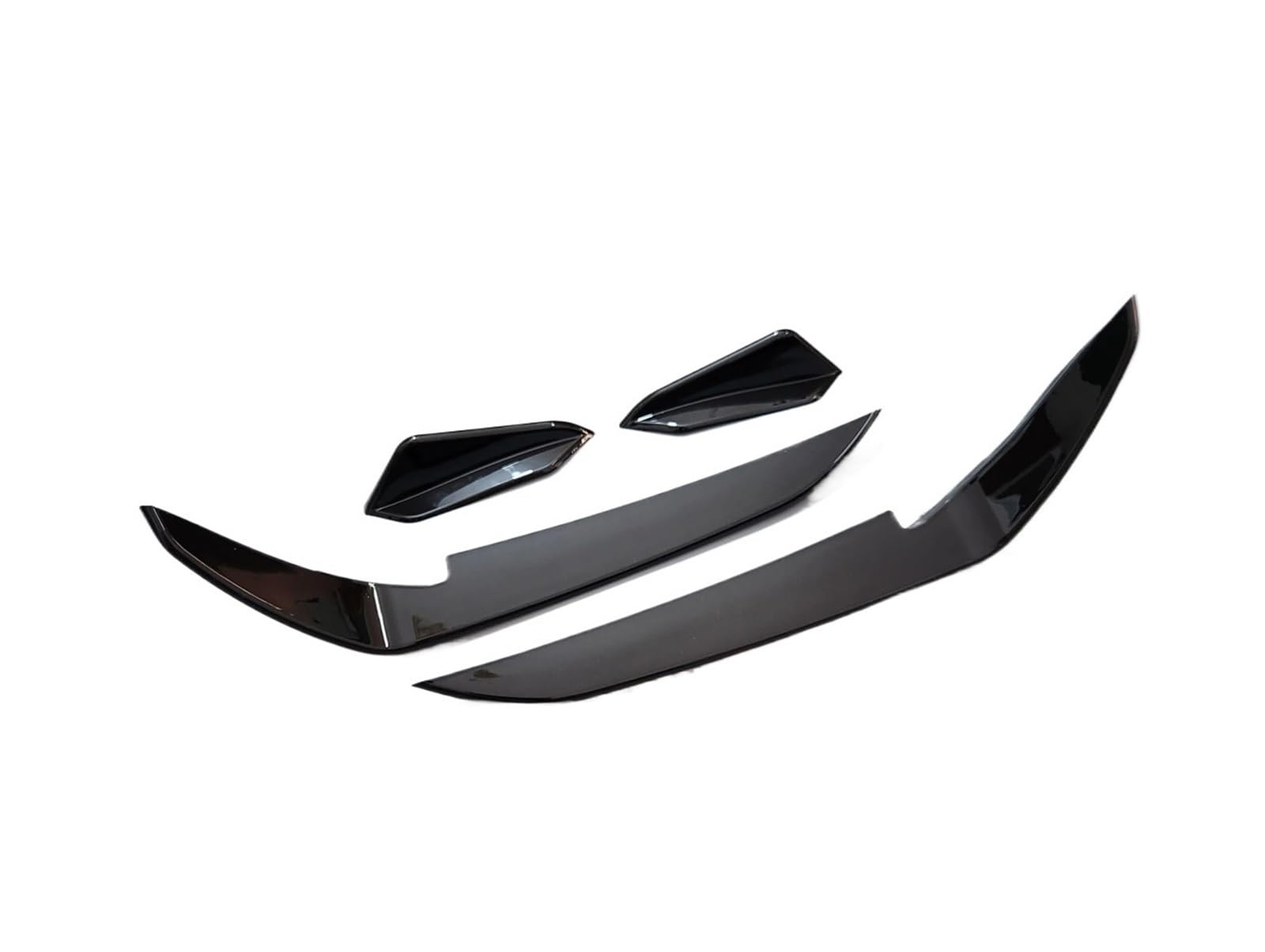 Auto-Frontspoiler Front Spoiler Lippe Für VW Für Golf MK7.5 R/Für 2017 2018 2019 2020 Gloss Black Style Frontstoßstange Aero Kit Canard Wings von SPUFKGE