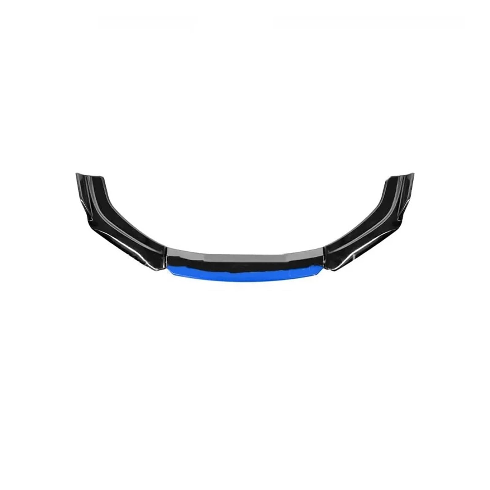 Auto-Frontspoiler Front Spoiler Lippe Helle Schwarze Auto-Frontlippe Stoßstange Spoiler Diffusor Karosseriemodifikation Kollisions- Und Kratzfestigkeit Externes Zubehör(Black Blue Head) von SPUFKGE