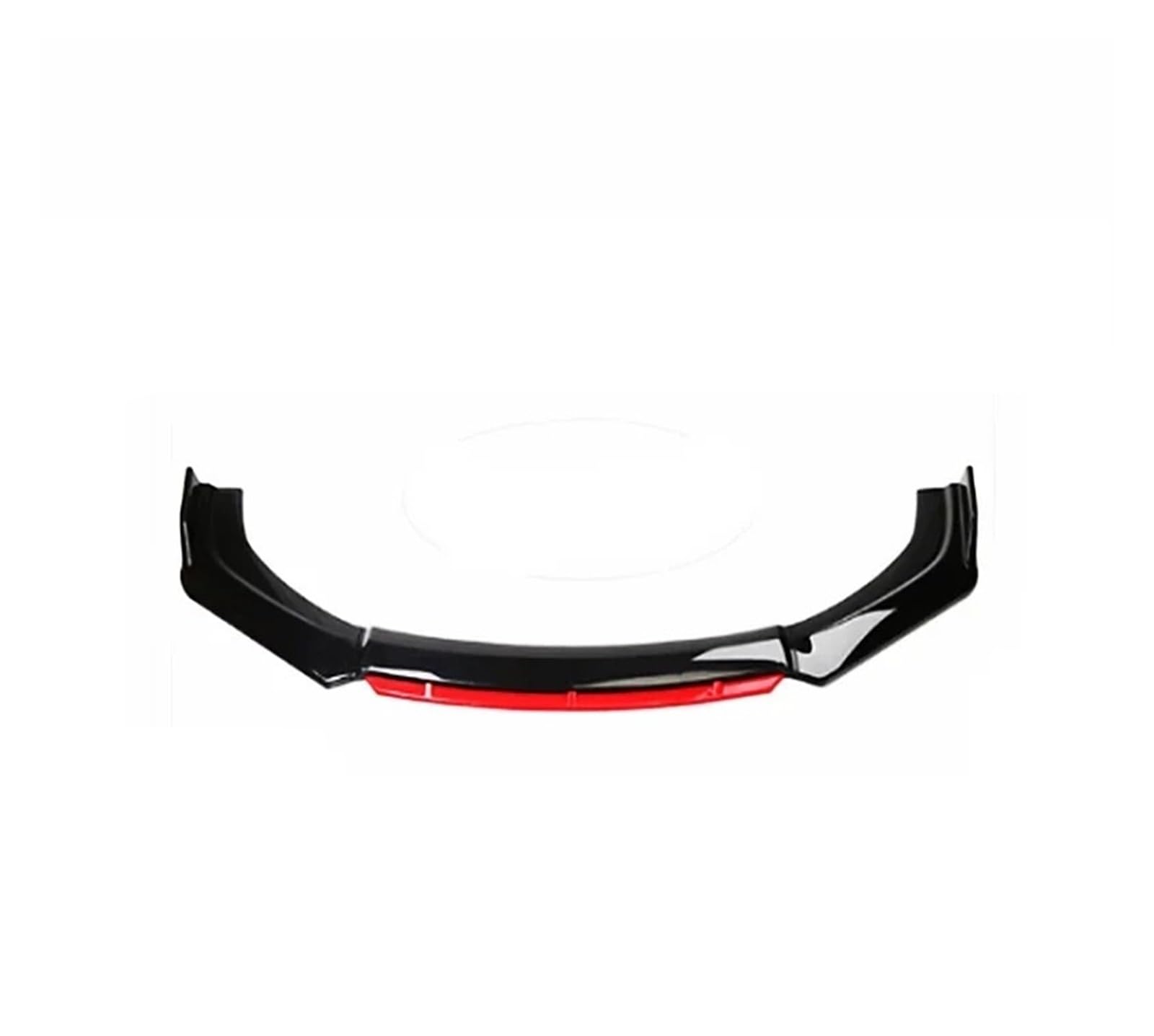 Auto-Frontspoiler Front Spoiler Lippe Limousine Frontschürze Lippe Für A3 Für A4 Für A6 Für Q3 S3 S4 S6 B6 B7 B8 B8,5 Kinn Spoiler Splitter Diffusor Körper Kit Universal Zubehör(Black Red) von SPUFKGE