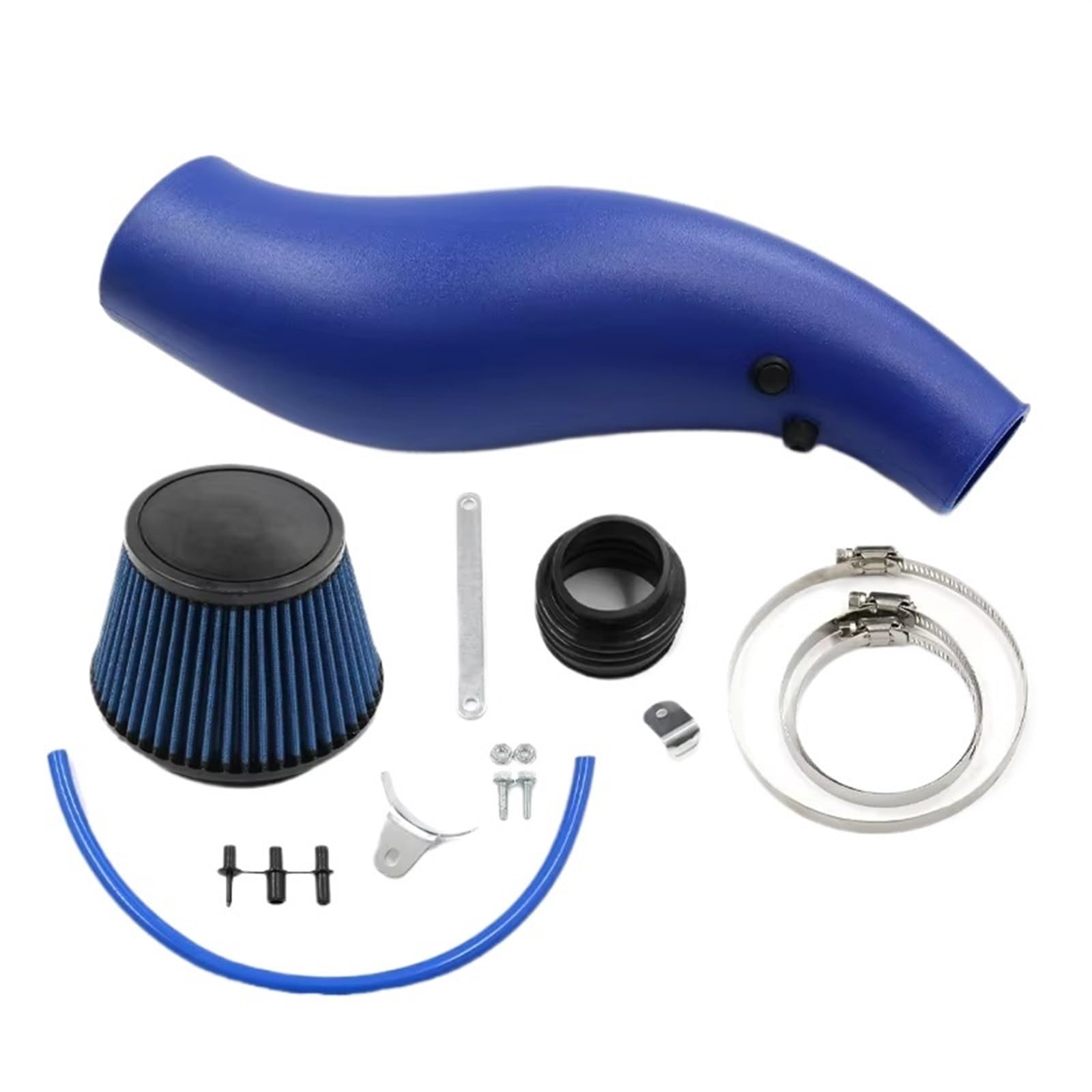 Auto Lufteinlass Ansaugschlauch Plastic Racing Air Intake Pipe MSCRP-YX01131 Für Civic 1992 1993 1994 1995 1996 1997 1998 1999 2000 EK EG Mit Luftfilter Ansaugrohr Auto Ansaugrohr(Blau) von SPUFKGE