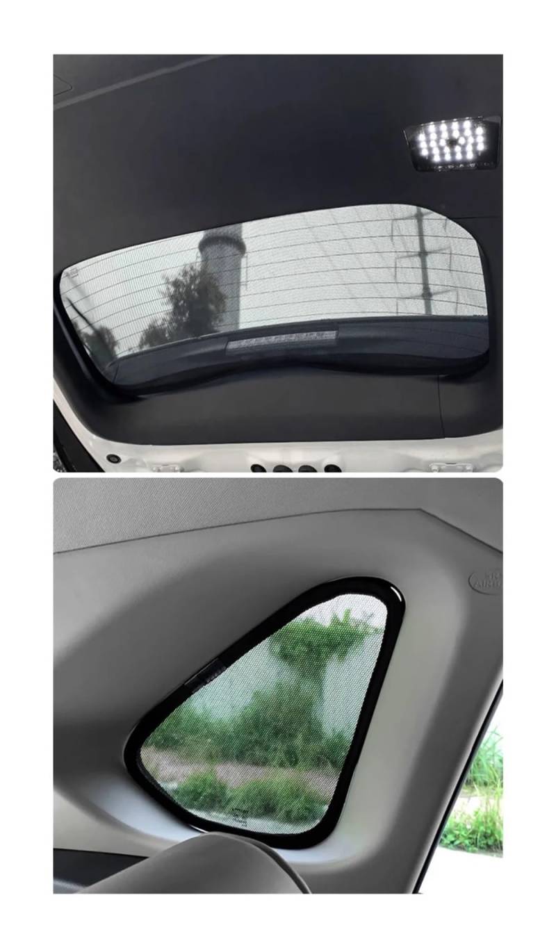 Autofenster Für Accord Für Limousine 10. Für Generation 2018-2022 Benutzerdefinierte Magnetische Autofenster Sonnenschutz Vorhang Mesh Frontscheibe Rahmen Vorhang Schiebedach Sonnenschirm(2PCS SIDE TR von SPUFKGE