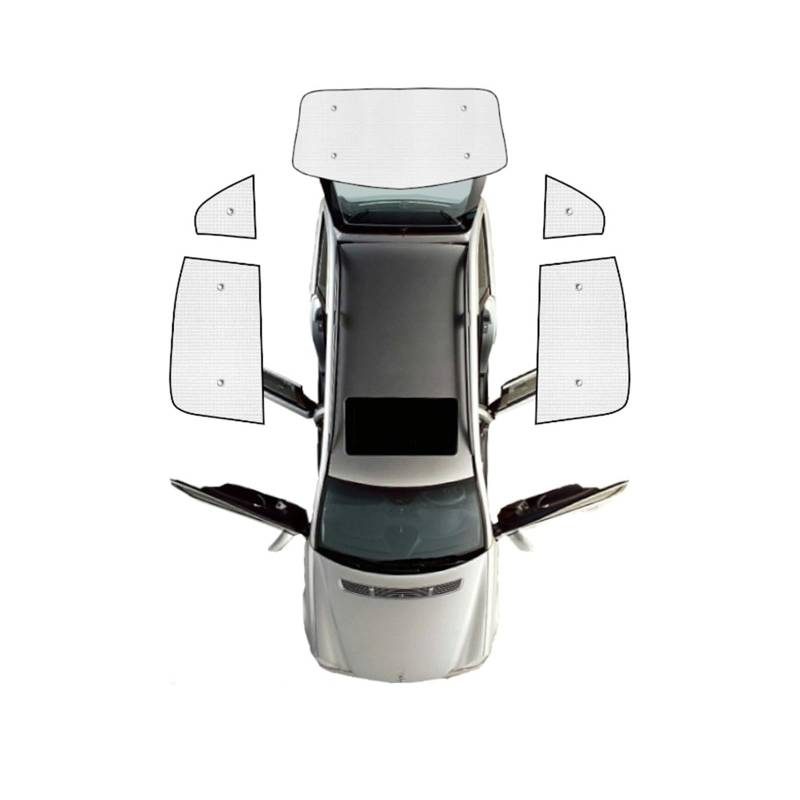 Autofenster Für Jeep Für Grand Für Cherokee Für WK2 2011~2019 Auto Windows Vollständige Abdeckung Sonnenschirme Auto Windschutzscheibe Shaby Visier Schiebedach Sonnenschirm(Rear sunshades) von SPUFKGE