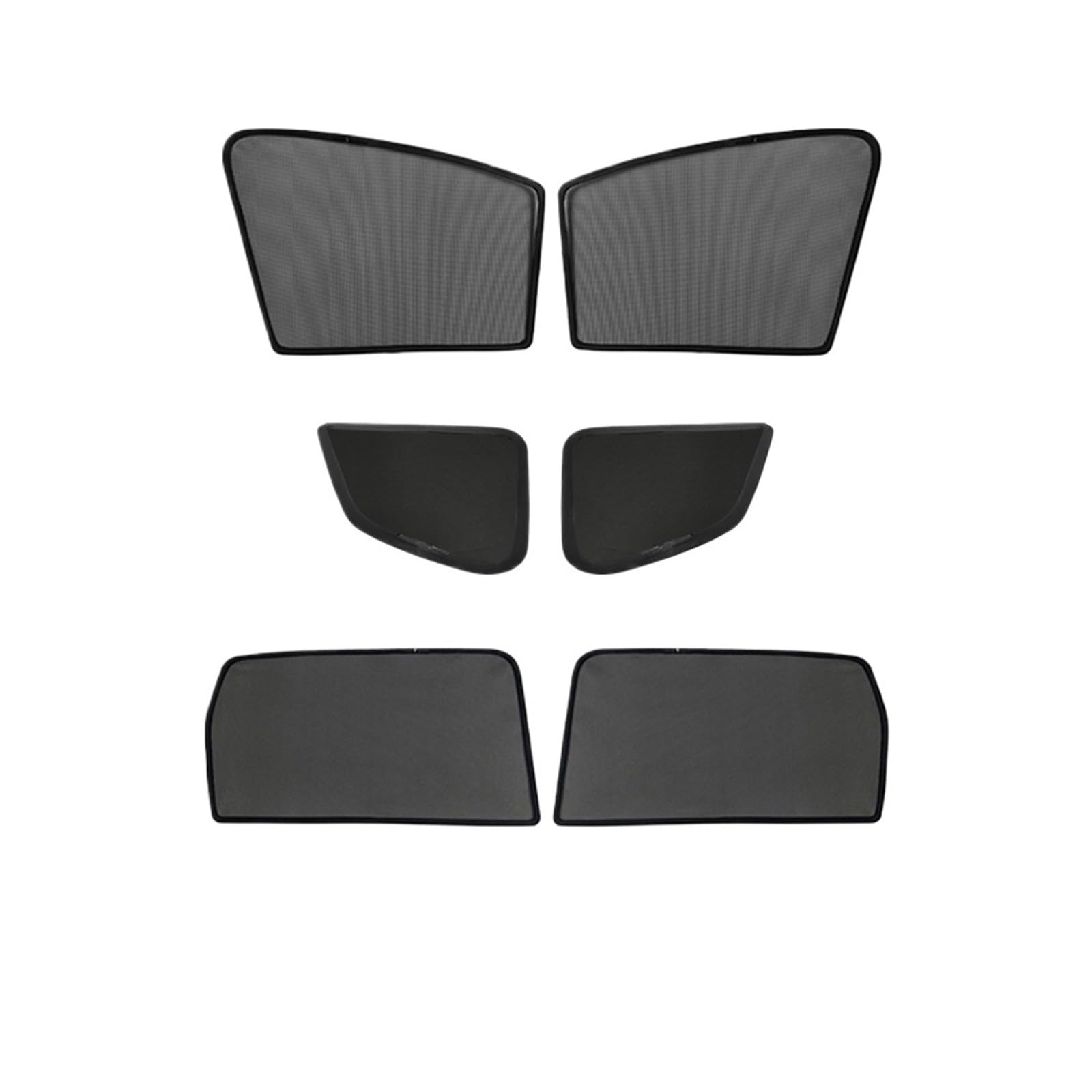 Autofenster Für Toyota Für RAV4 2013 2014 2015 2016 2017 2018 Magnetische Auto Windows Sommer Sonnenschirme Passagier Baby Seite Fenster Vorhänge Schiebedach Sonnenschirm(6PCS Whole Set) von SPUFKGE