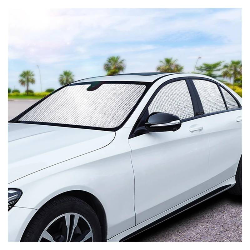 Autofenster Für Trumpchi Für GAC GS8 2022 2023 Auto Sonnenschutz UV Schutz Vorhang Sonnenschutz Visier Windschutzscheibe Abdeckung Schützen Privatsphäre Zubehör Schiebedach Sonnenschirm(Front Rear 2pc von SPUFKGE