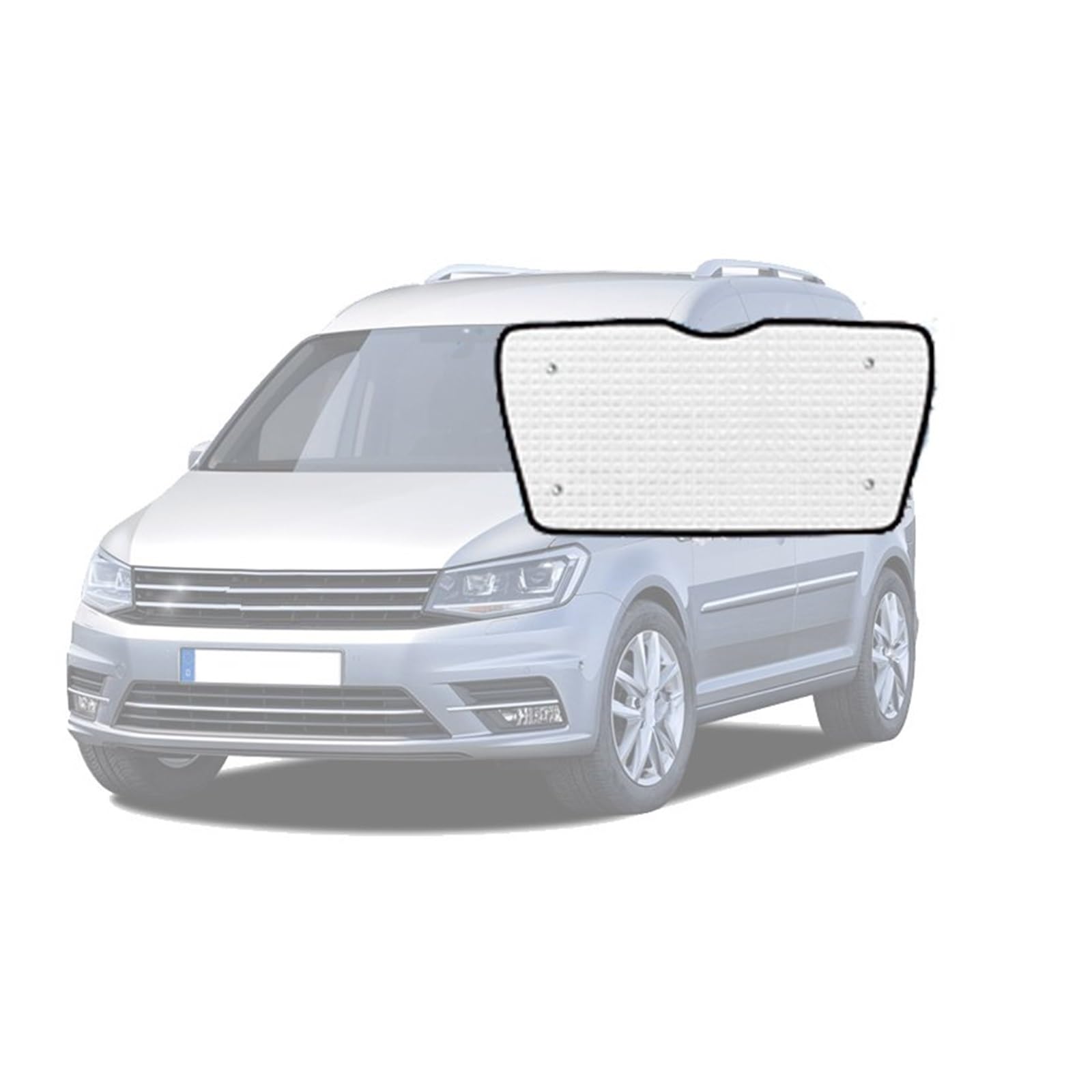 Autofenster Für VW Für Caddy Für Mk2 Für Maxi Für Visor 2003~2019 Vollständige Abdeckung Sonnenschirme Shuttle California Auto Zubehör Auto Windschutzscheibe Schiebedach Sonnenschirm(Rear Windshield von SPUFKGE