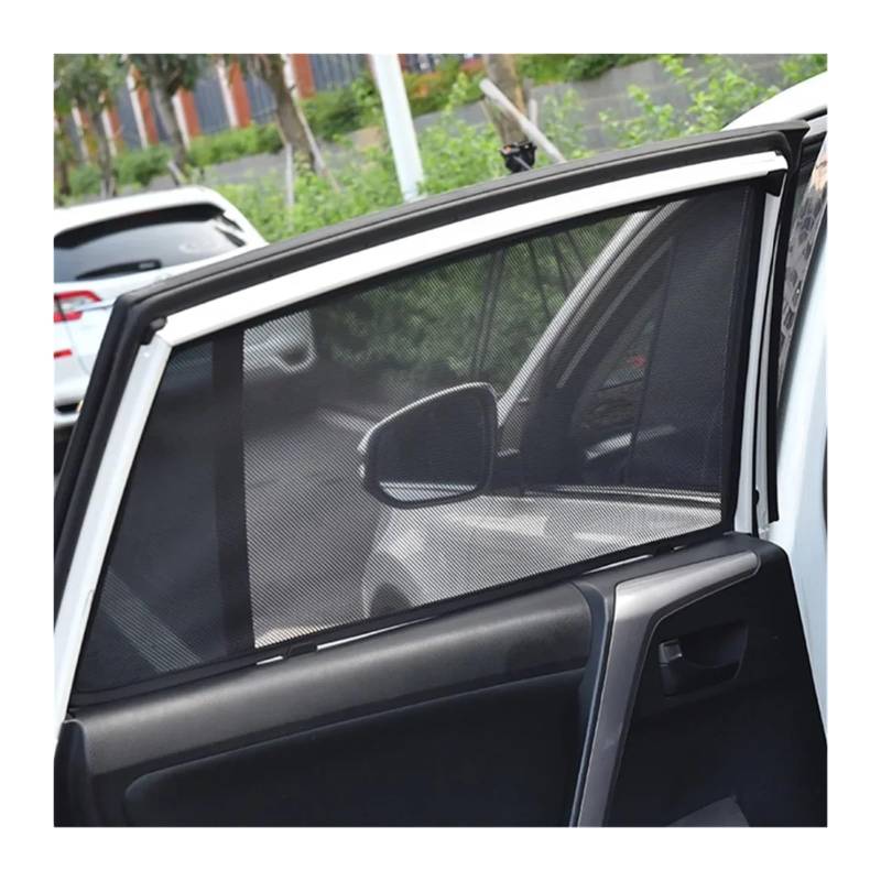 Autofenster Für VW Für Golf 6 VI Für Variant Für Wagon 2008-2012 Benutzerdefinierte Magnetische Autofenster Sonnenschutz Vorhang Mesh Frontscheibe Vorhang Schiebedach Sonnenschirm(2PCS Side Triangle) von SPUFKGE