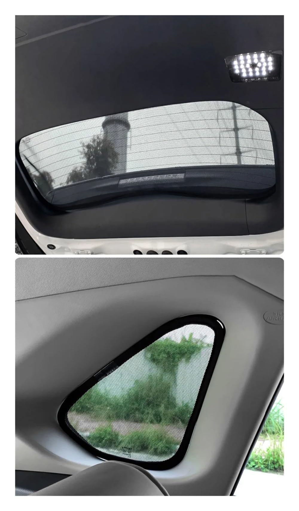 Autofenster Für VW Für Golf 7 VII 2013-2020 5 Türen Benutzerdefinierte Magnetische Auto Fenster Sonnenschutz Vorhang Mesh Front Windschutzscheibe Rahmen Vorhang Schiebedach Sonnenschirm(2PCS Front) von SPUFKGE