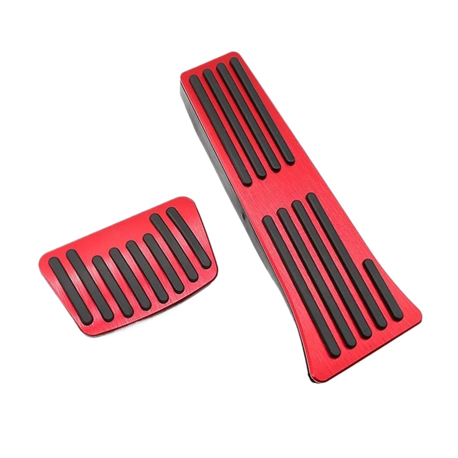 Für Hyundai Für NX4 Für Tucson 2021 2022 2023 2024 Auto Kraftstoff Beschleuniger Bremse Fuß Rest Pedal Nicht-Slip Pad Zubehör Bremse Fußpedal Auto Gaspedal(2pcs Red) von SPUFKGE