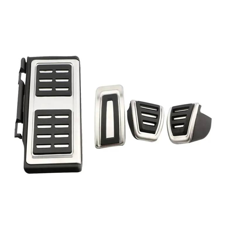 Für VW Für Golf7 Für Golf 7 8 2012-2021 Auto Pedale Gas Brems Fuß Rest Pedal Abdeckung Zubehör Bremse Fußpedal Auto Gaspedal(MT with Rest) von SPUFKGE