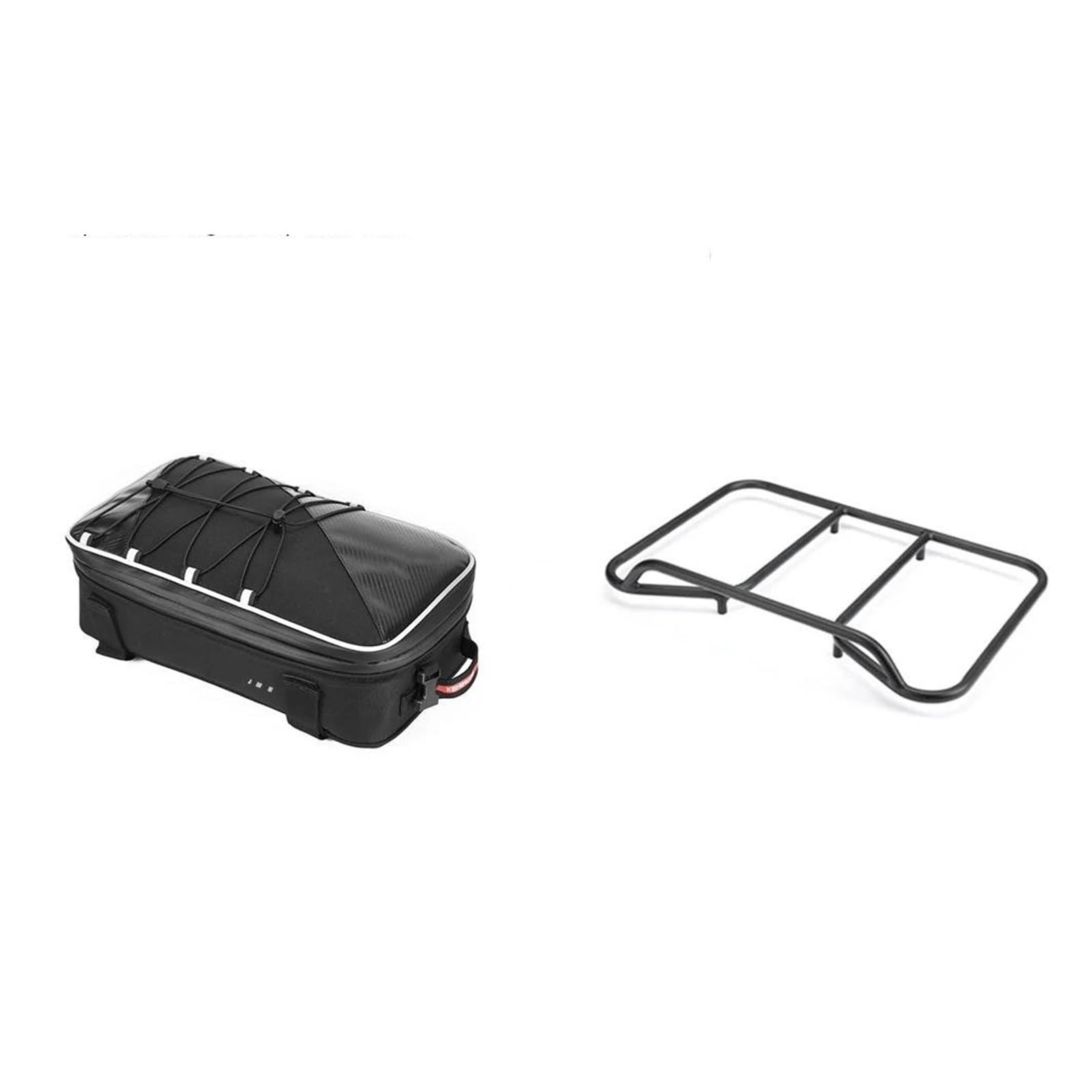 Gepäck Rack Motorrad Gepäckträger Top Case Rack Top Vario Fall Für Für R1200 1250 Für GS Für R1200GS Für R1250GS LC Für ADV Für Abenteuer Gepäck Taschen Racks Fällen 2022(Bag and Rack) von SPUFKGE