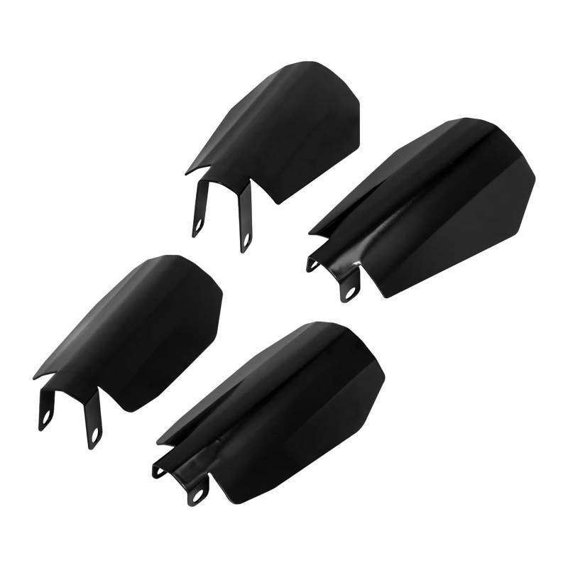 Handschützer 2xMotorcycle Gloss Black Handguard Protector Cover Shade Hand Guard for Sportster XL 883 1200 Dyna FXDB FXDL FXRS Baggers Handprotektoren(Large Size HandGuard) von SPUFKGE