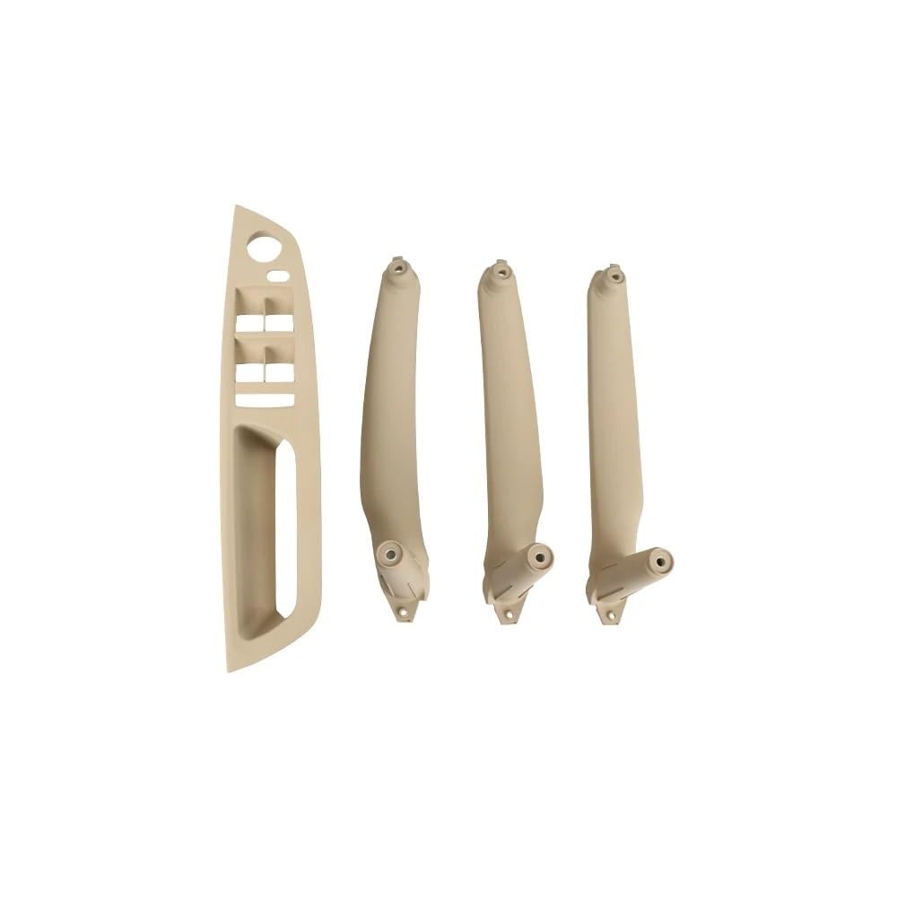 LHD RHD Für E70 E71 E72 Für X5 Für X6 2008-2014 Armlehne Auto Innentür Griff Innere Panel Pull Trim Abdeckung Griff Armlehne Ersatz Auto Innendekoration Interieur Dekor(LHD Beige Model B) von SPUFKGE