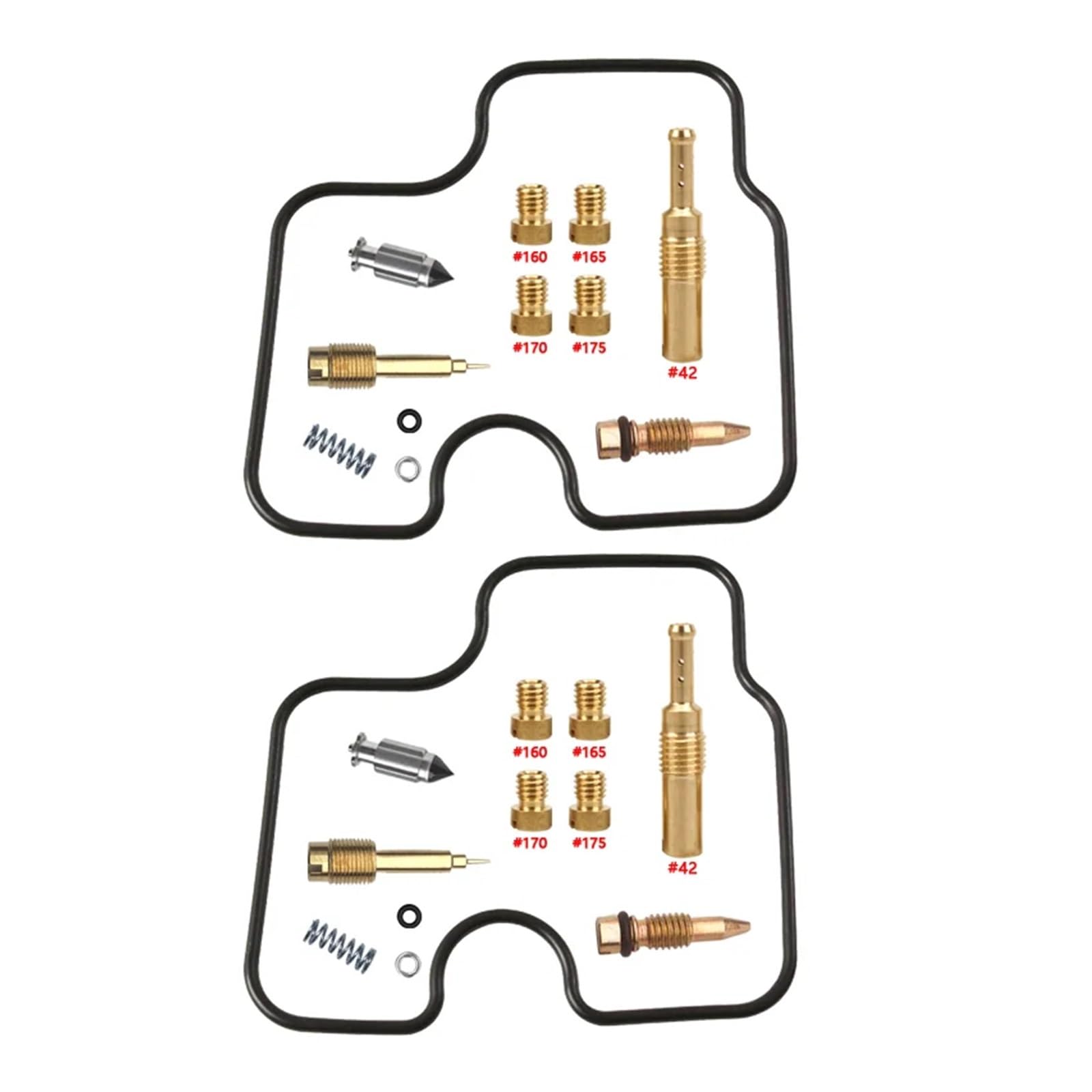 Motor vergaser Für Varadero XL1000V SD01 SD02 1999-2006 Vergaser Reparatur Kit Motorrad Carb XL1000 Float Teile ErsatzVergaser(XL1000V-B) von SPUFKGE