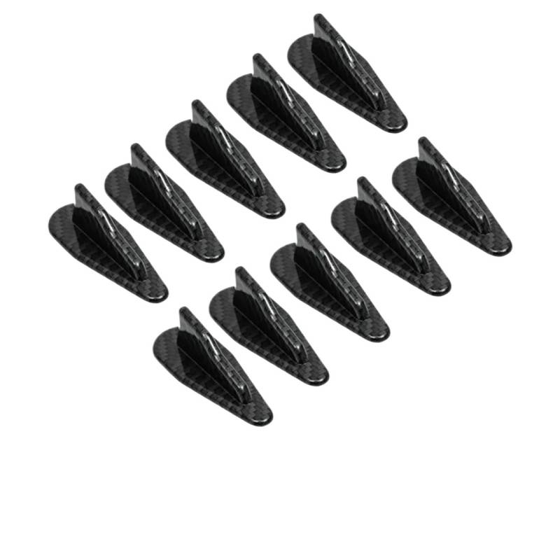 Spoiler Flügel Auto Dach Shark Fin Stil Diffusor Spoiler Zubehör Für W211 W204 E36 E46 E92 Heckspoiler Flügel(CB 10pcs style2) von SPUFKGE