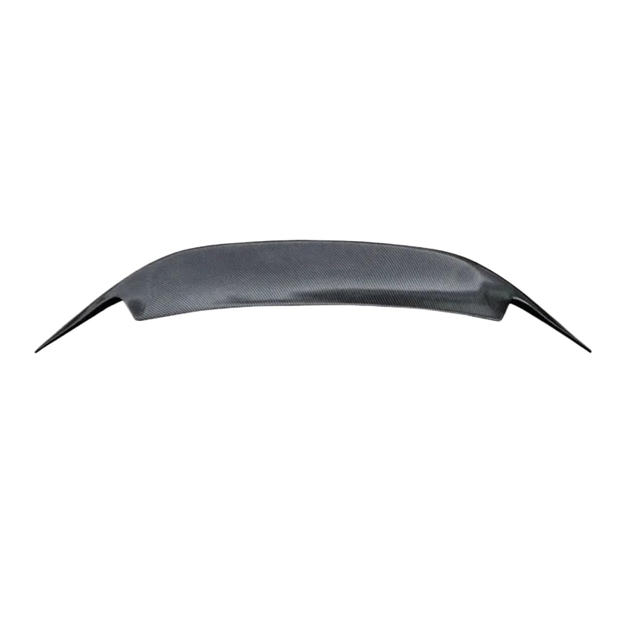 Spoiler Flügel Auto Hinten Stamm Deckel Mittel Spoiler Flügel Für Toyota Für CHR 2016 2017 2018 2019 2020 FRP Carbon Faser Glänzend Schwarz Styling Zubehör Teile Heckspoiler Flügel(Kohlefaser) von SPUFKGE