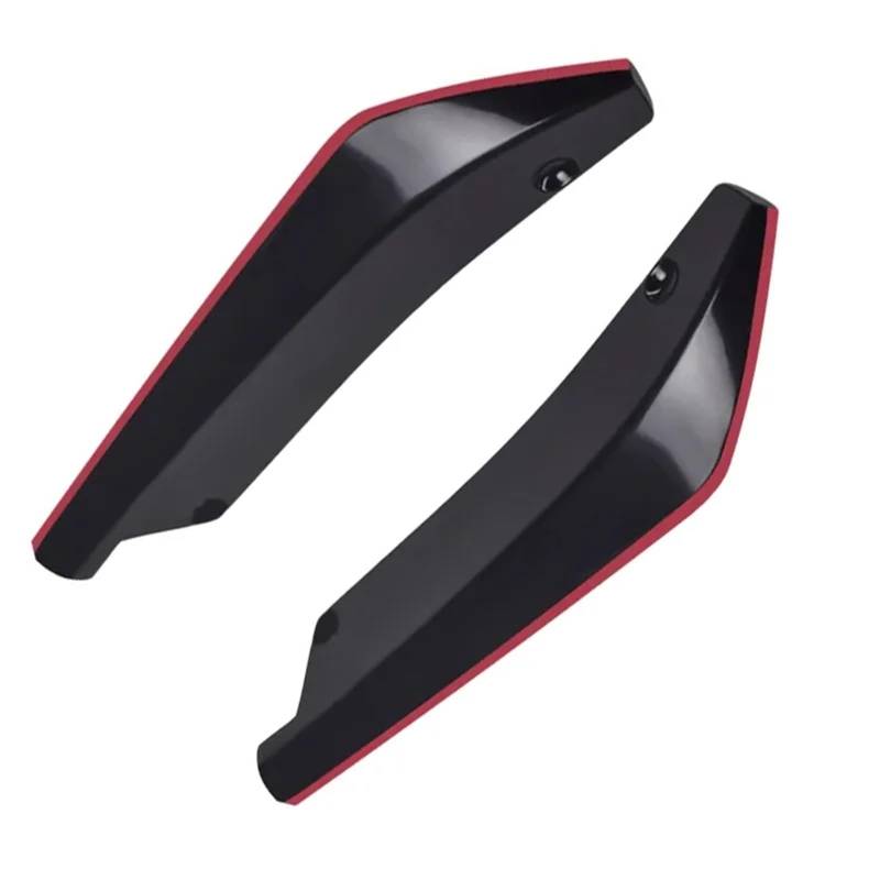 Spoiler Flügel Auto Universal Für Golf 7 Vorne Hinten Stoßstange Streifen Lip Spoiler Diffusor Splitter Scratch Protector Carbon Faser Winglets Seite rock Verlängerung Heckspoiler Flügel(B Carbon fibe von SPUFKGE