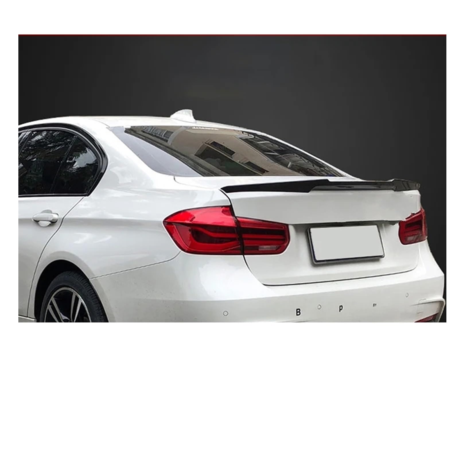 Spoiler Flügel Für 3 Serie F30 F35 Für M4 320i 325i 330i 2013 2014 2015 2016 2017 2018 2019 Carbon Glänzend Schwarz ABS Hinten Stamm Deckel Auto Spoiler Flügel Heckspoiler Flügel(Glossy Black) von SPUFKGE