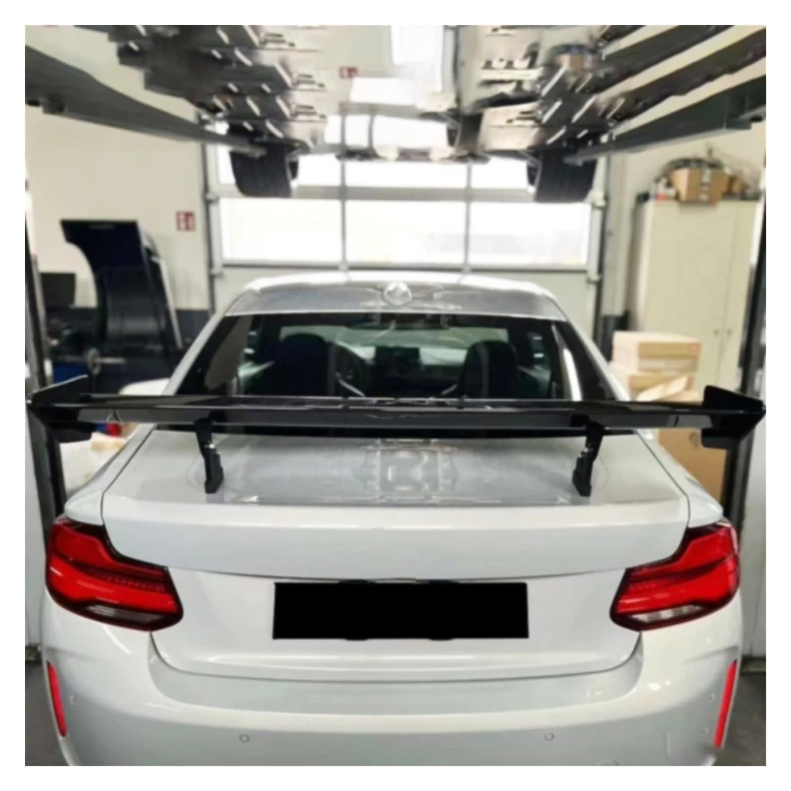 Spoiler Flügel Für M2 Für M3 Für M4 Für M5 E46 E36 E82 E87 E90 E92 E93 F30 F10 Limousine 1960-2020 2021 2022 2023 Carbon Faser FRP GTS Stil Spoiler Flügel Heckspoiler Flügel(Glossy Black) von SPUFKGE