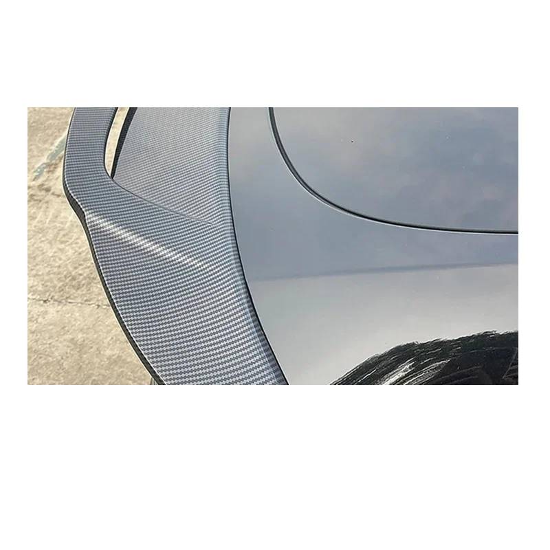 Spoiler Flügel Für Tesla Für Modell Y 2019 2020 2021 2022 2023 Schwarz Carbon ABS Hinten Stamm Deckel Boot Sport Tuning Upgrade Spoiler Flügel Heckspoiler Flügel(Carbon Printing) von SPUFKGE