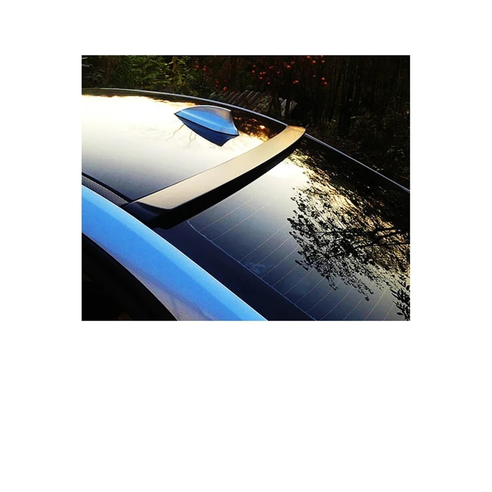 Spoiler Flügel Schwarze Carbon-Heckfenster-Dachspoilerflügel Für 5er F10 F18 520i 528i 535i 530i 525i 2010 2011 2012 2013 2014 2015 2016 2017 Heckspoiler Flügel(Matt-schwarz) von SPUFKGE