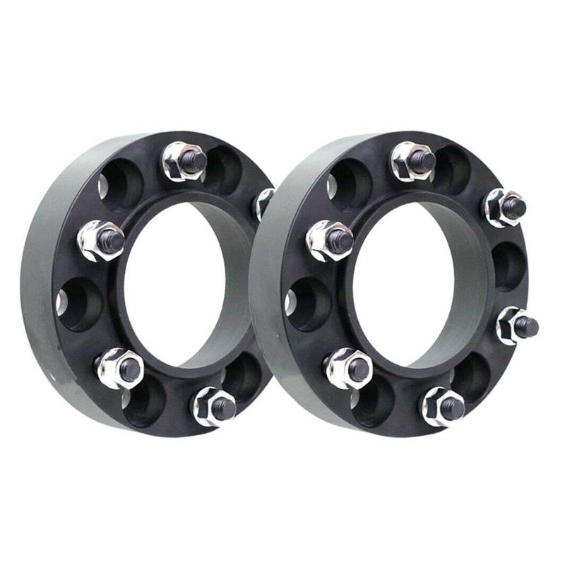 Spurverbreiterungen 2 / 4Stück 30/35/38mm PCD 6x139,7 CB 93,1mm Rad Spacer Adapter 6 Lug Anzug Für Ford Für Ranger M12x1,5 Auto Distanzscheiben Mit(2piece Black 35mm) von SPUFKGE