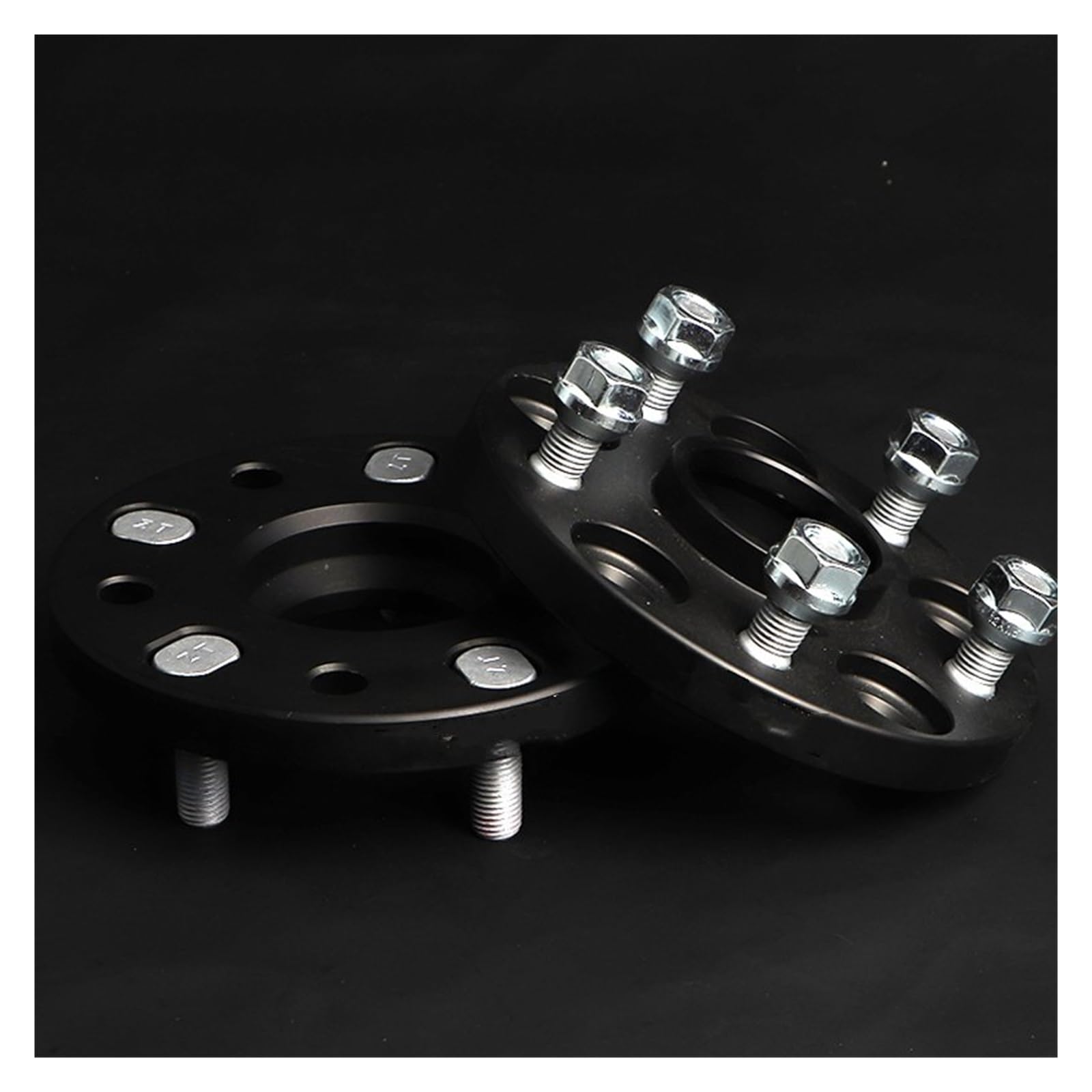 Spurverbreiterungen 2 Stück 15/20/25/30/mm PCD 5x100 CB 54,1mm Rad Spacer Adapter 5 Lug Aluminium Rad Spacer Anzug Für TOYOTA Für Crown Für GT2000 Für Prius Auto Distanzscheiben Mit(40MM Black Spacers von SPUFKGE