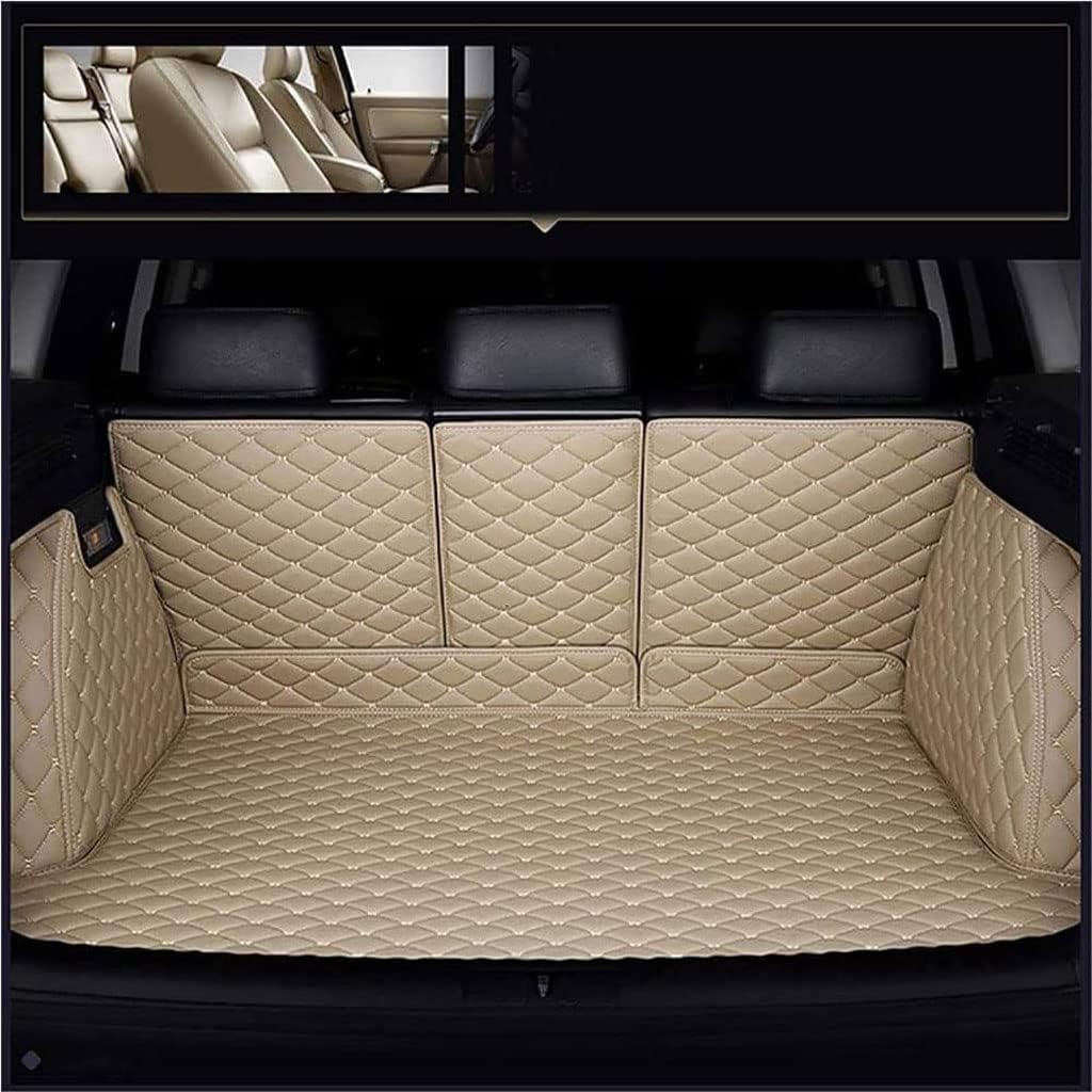 All Inclusive Kofferraummatte Für mini two-door four-seater 2014-2023,Nonslip Kratzfest und verschleißfest Kofferraum Schutzmatte Zubehör,A-Beige von SPYKEY