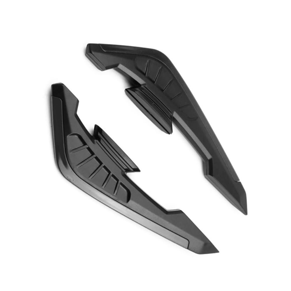 1 Paar Motorrad-Roller-Winglets Spoiler Aerodynamischer Flügel Motorrad-Zubehör Windflügel Seitenverkleidung Winglets(Black) von SPeesy