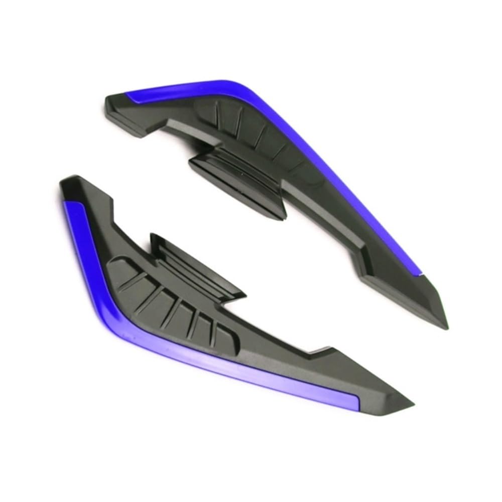 1 Paar Motorrad-Roller-Winglets Spoiler Aerodynamischer Flügel Motorrad-Zubehör Windflügel Seitenverkleidung Winglets(Blue) von SPeesy