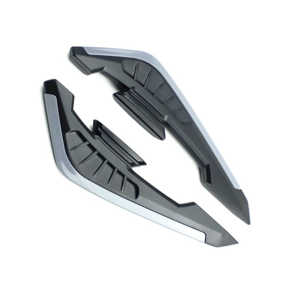 1 Paar Motorrad-Roller-Winglets Spoiler Aerodynamischer Flügel Motorrad-Zubehör Windflügel Seitenverkleidung Winglets(Gray) von SPeesy