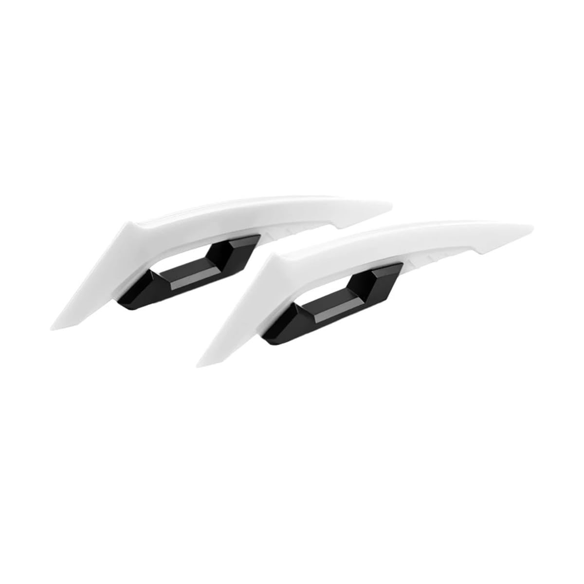 1 Paar Motorrad Winglet Aerodynamische Spoiler Flügel Für Motorrad Roller(WHITE) von SPeesy