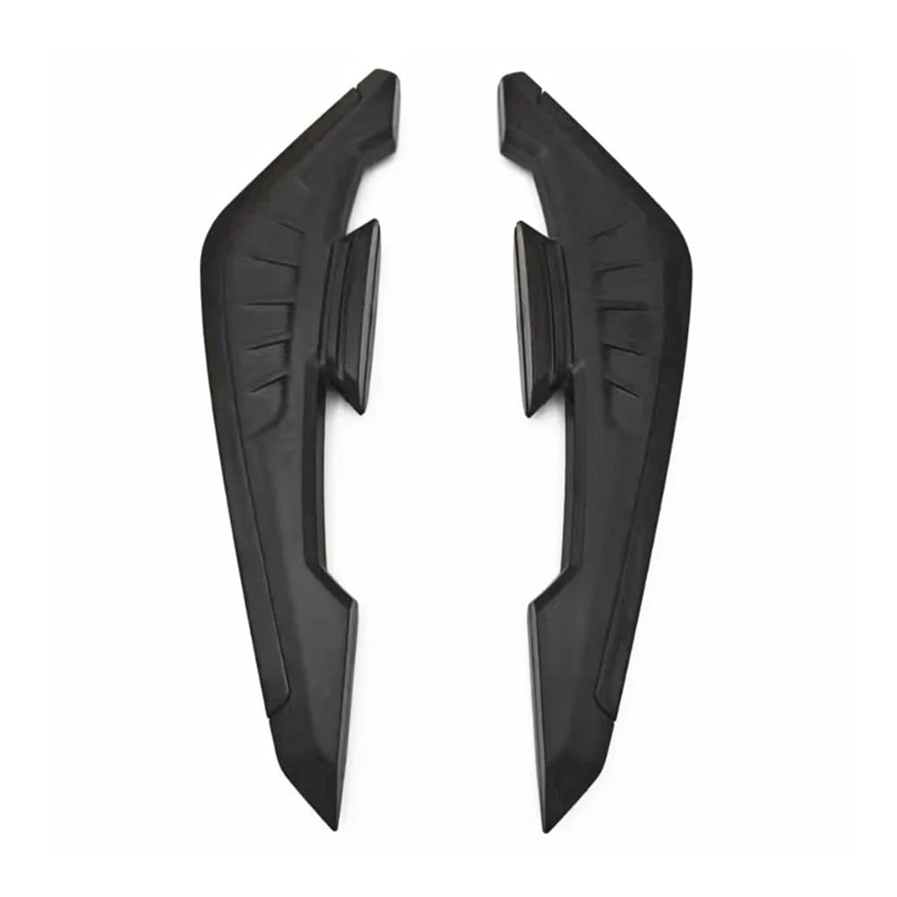 1 Paar Universal Motorrad Frontverkleidung Winglets Seitenspoiler Dynamischer Flügelaufkleber Motorrad Winglet Aerodynamisch(Black) von SPeesy