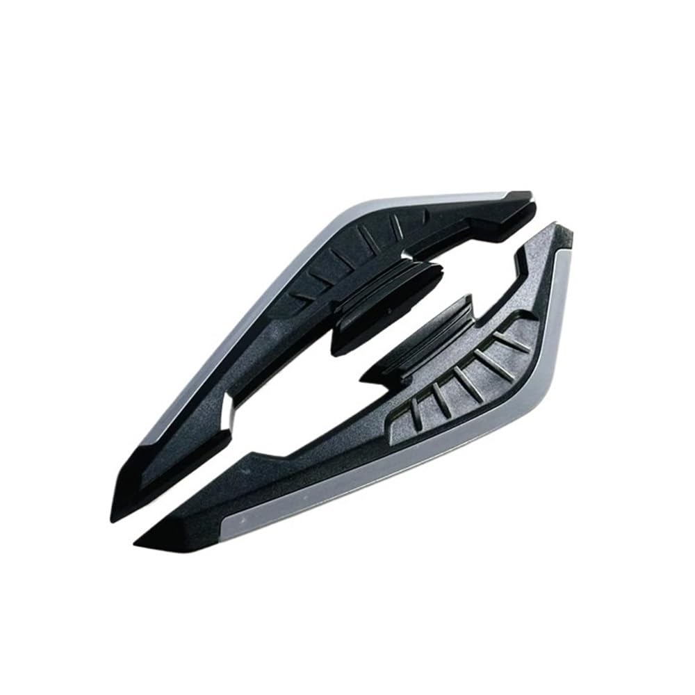 1 Paar Universal Motorrad Winglet Aero Spoiler Flügel Aufkleber Für Motorrad Roller(Grey) von SPeesy